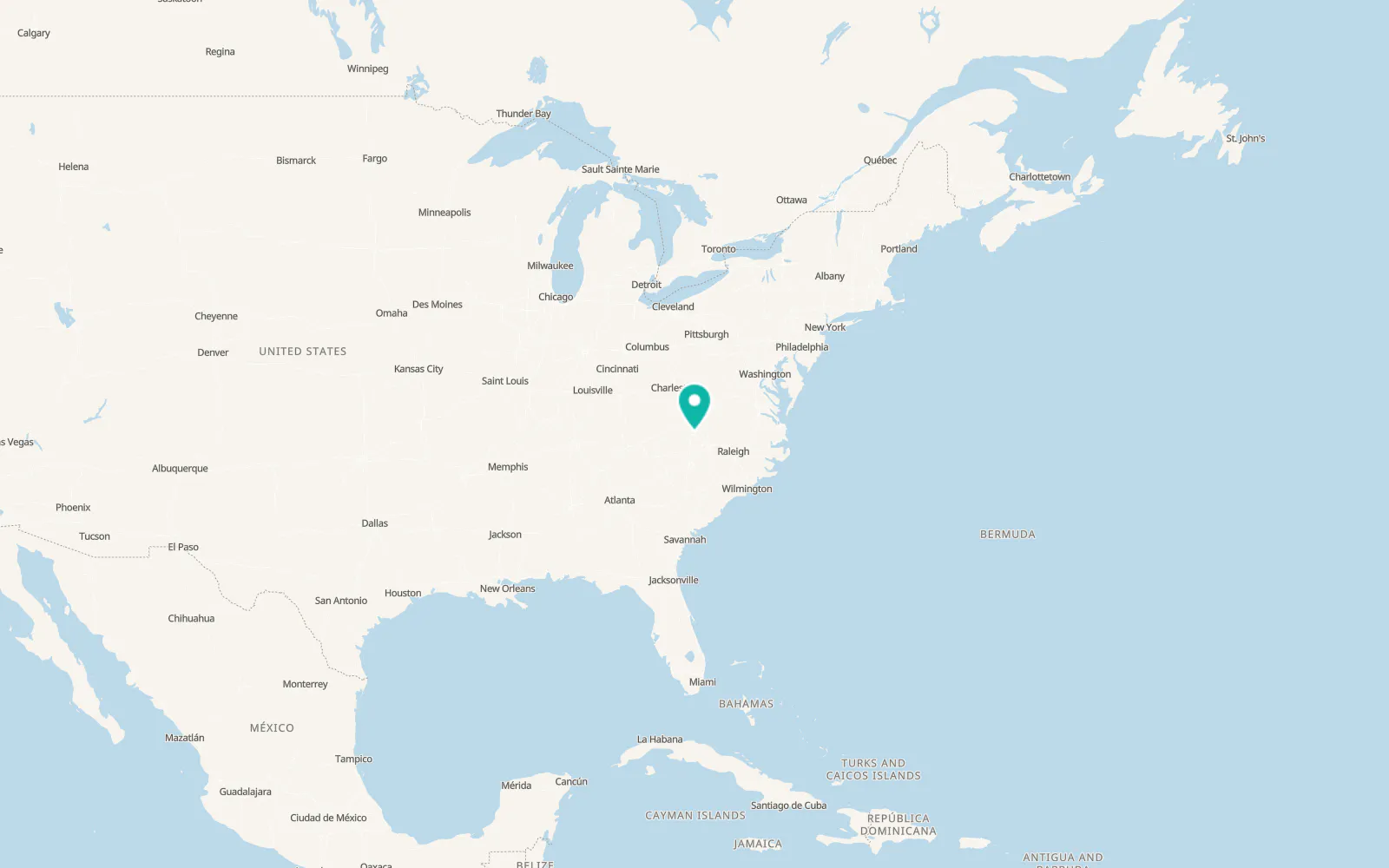 Map of Mount Airy