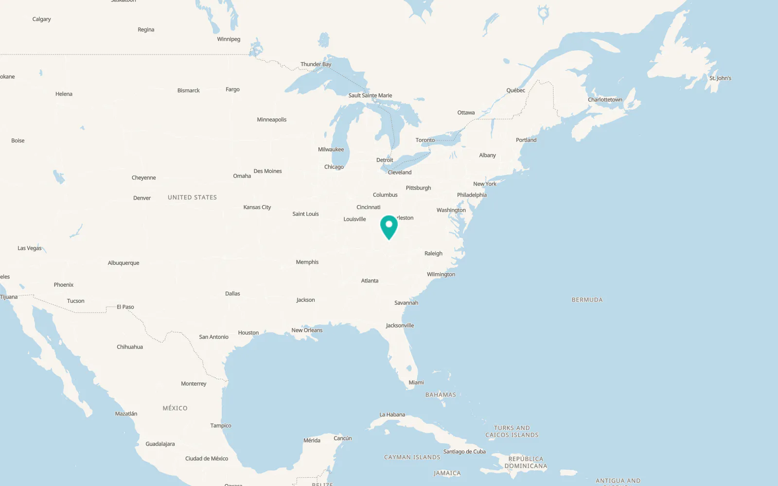 Map of Mount Carmel
