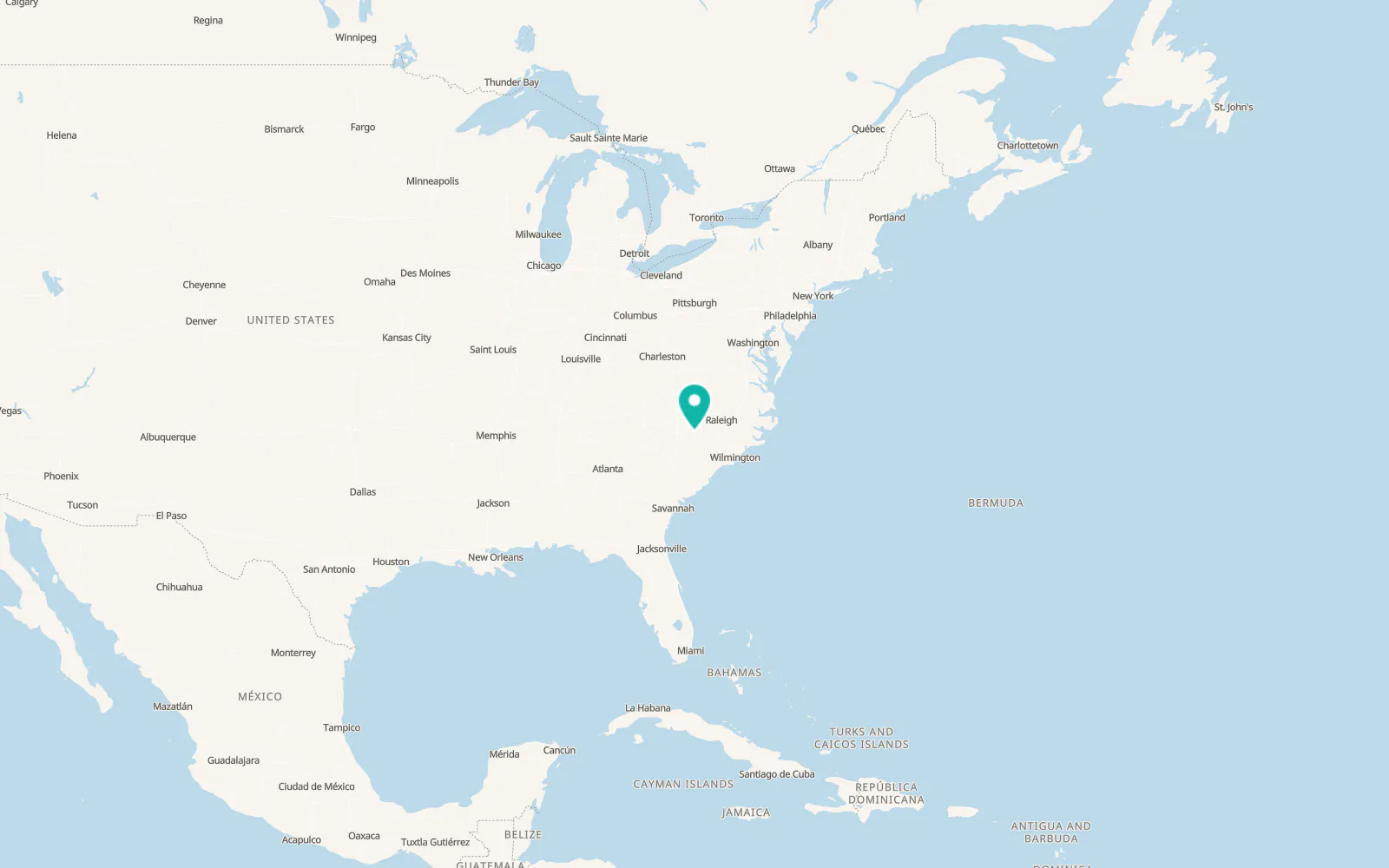 Map of Mount Gilead