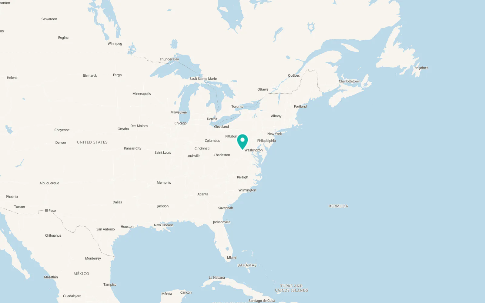Map of Mount Jackson