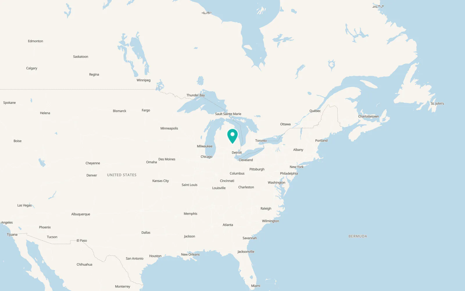 Map of Mount Morris