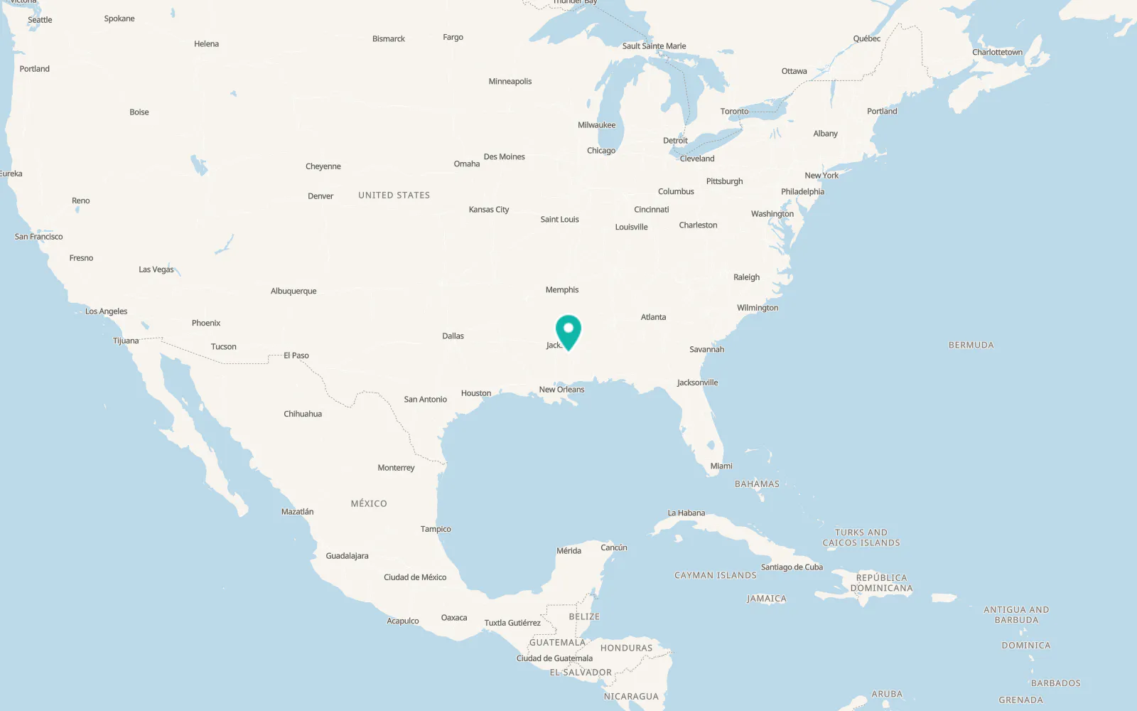Map of Mount Olive