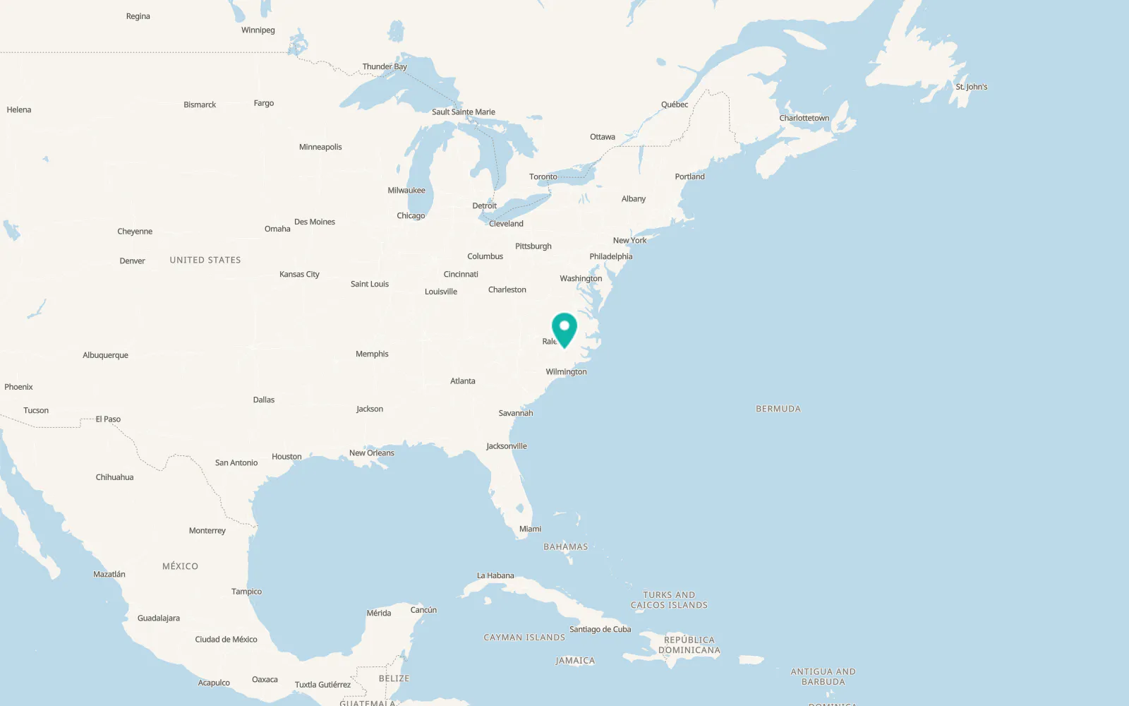 Map of Mount Olive