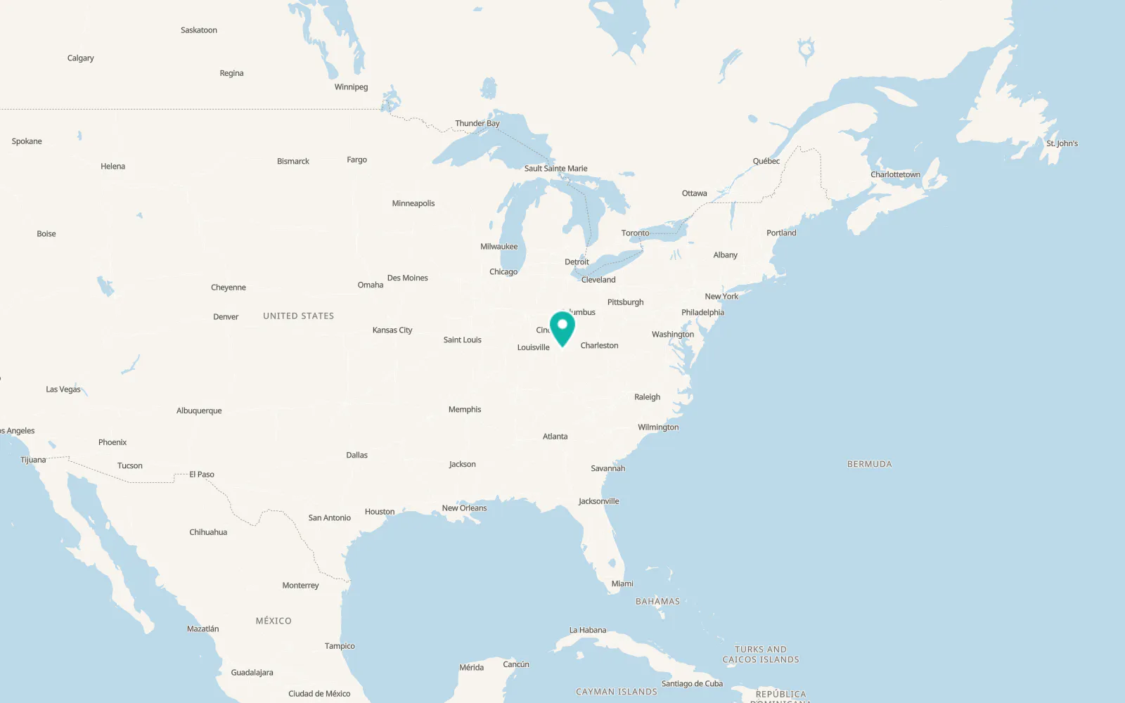 Map of Mount Sterling