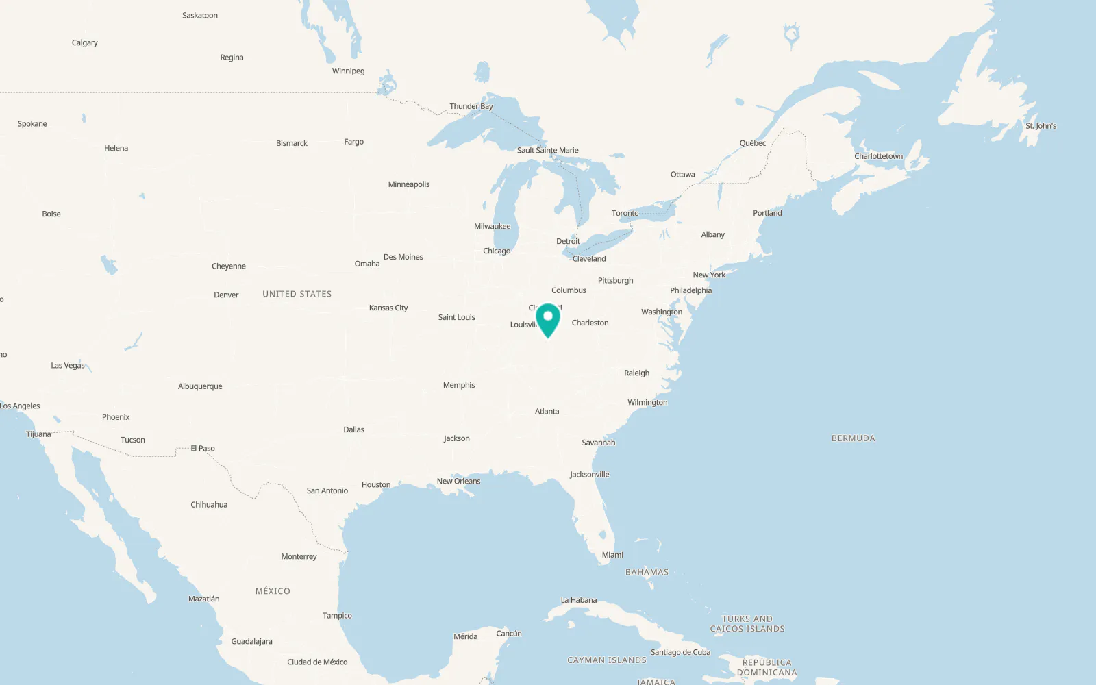 Map of Mount Vernon