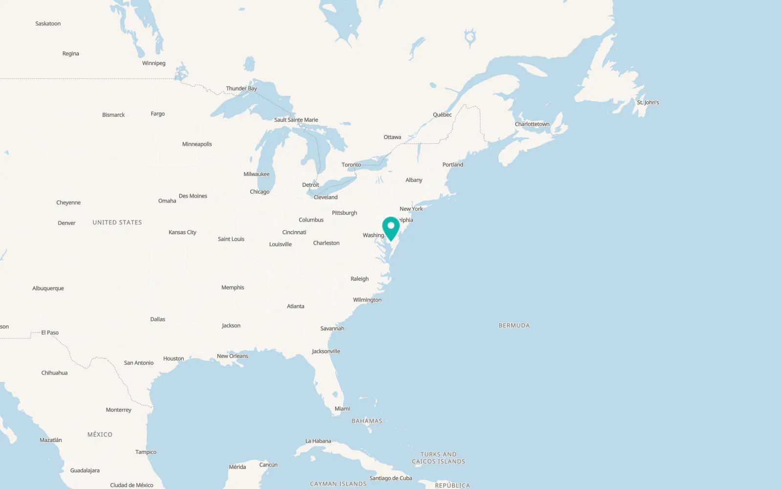 Map of Mount Vernon