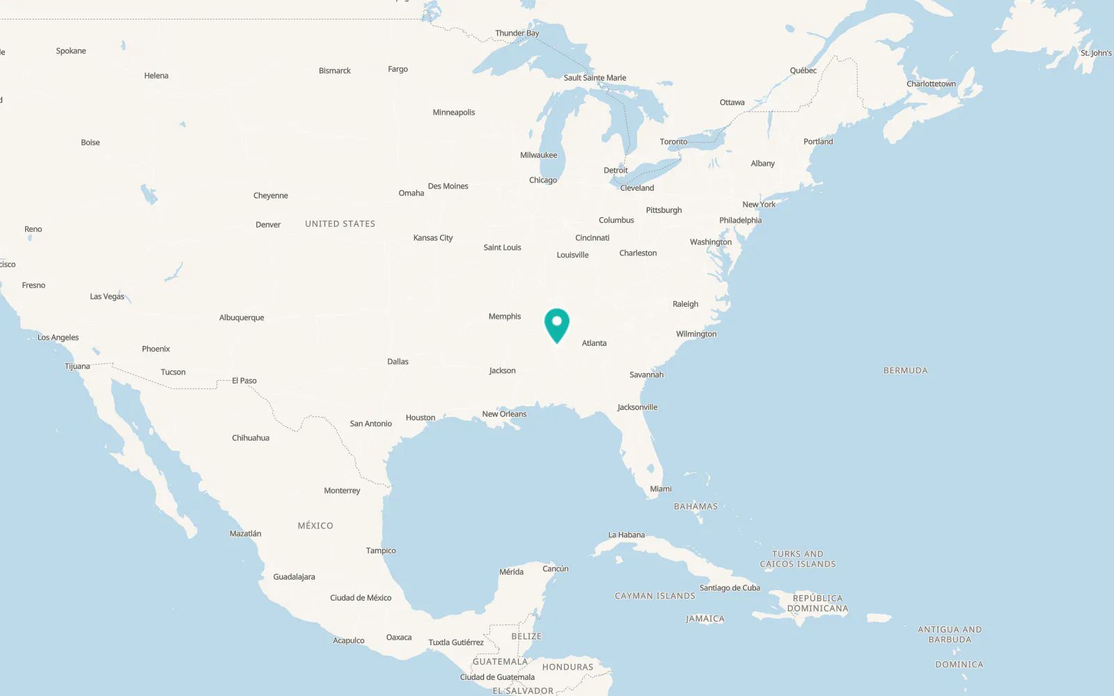 Map of Mountain Brook