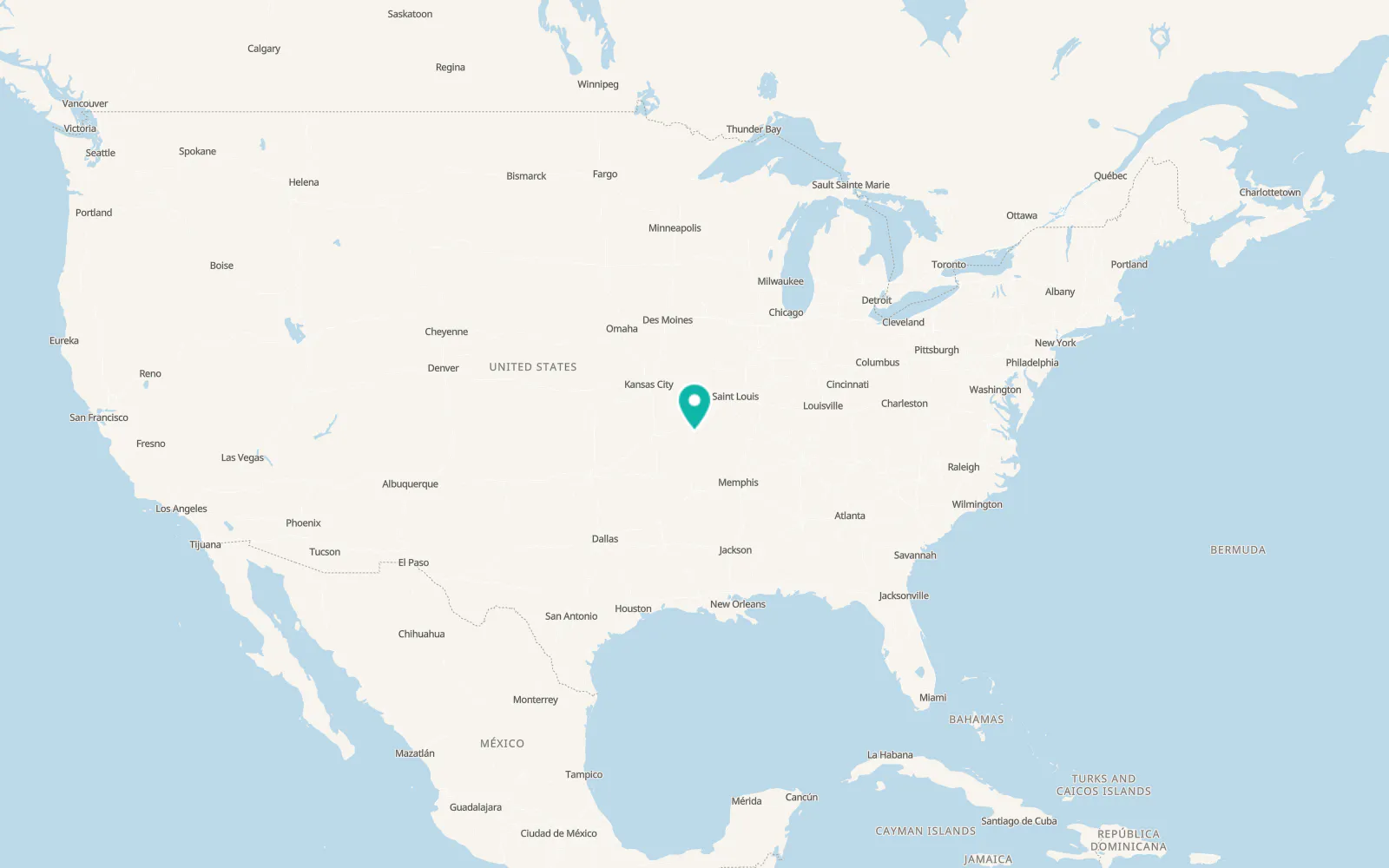 Map of Mountain Grove