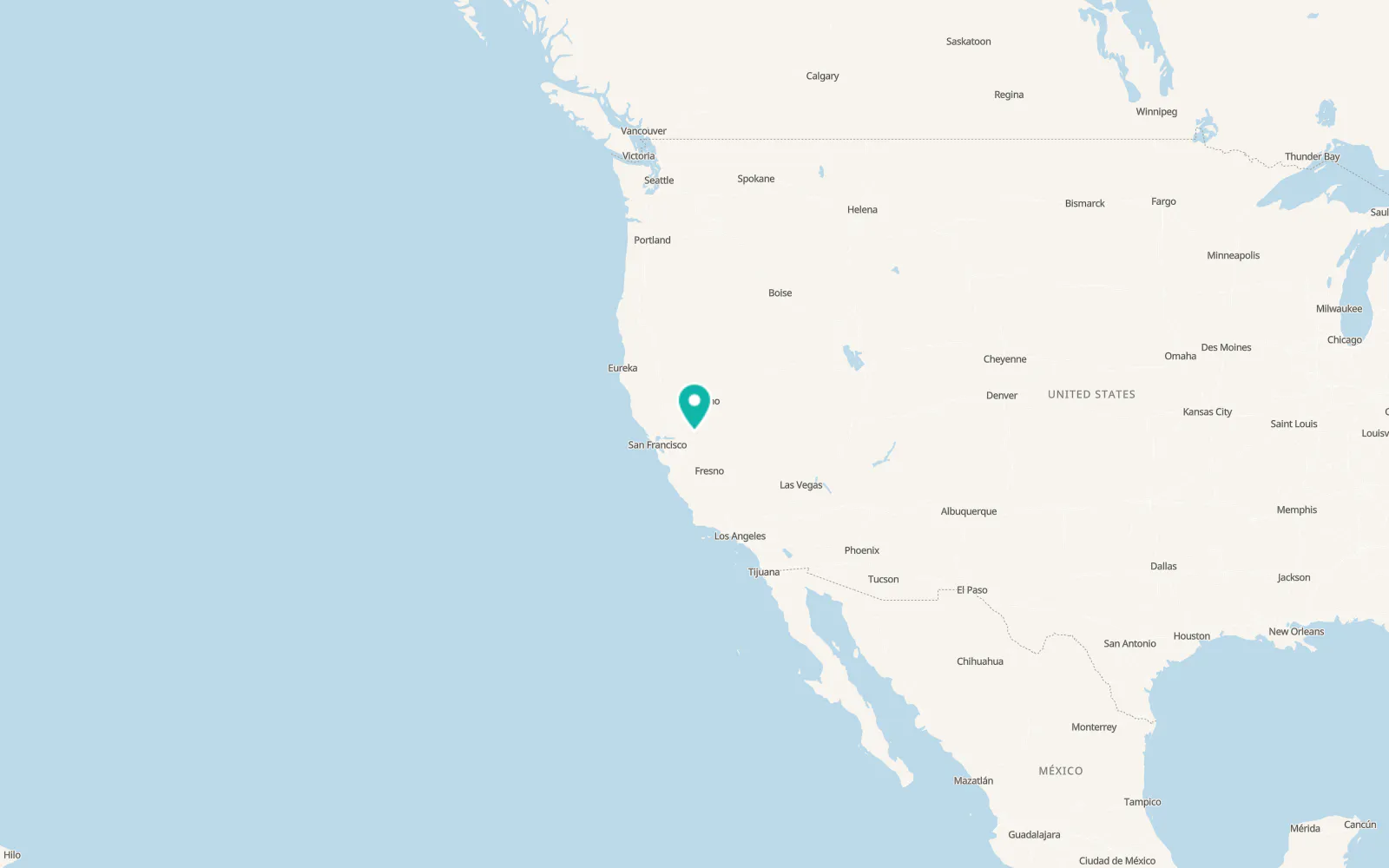 Map of Mountain Ranch