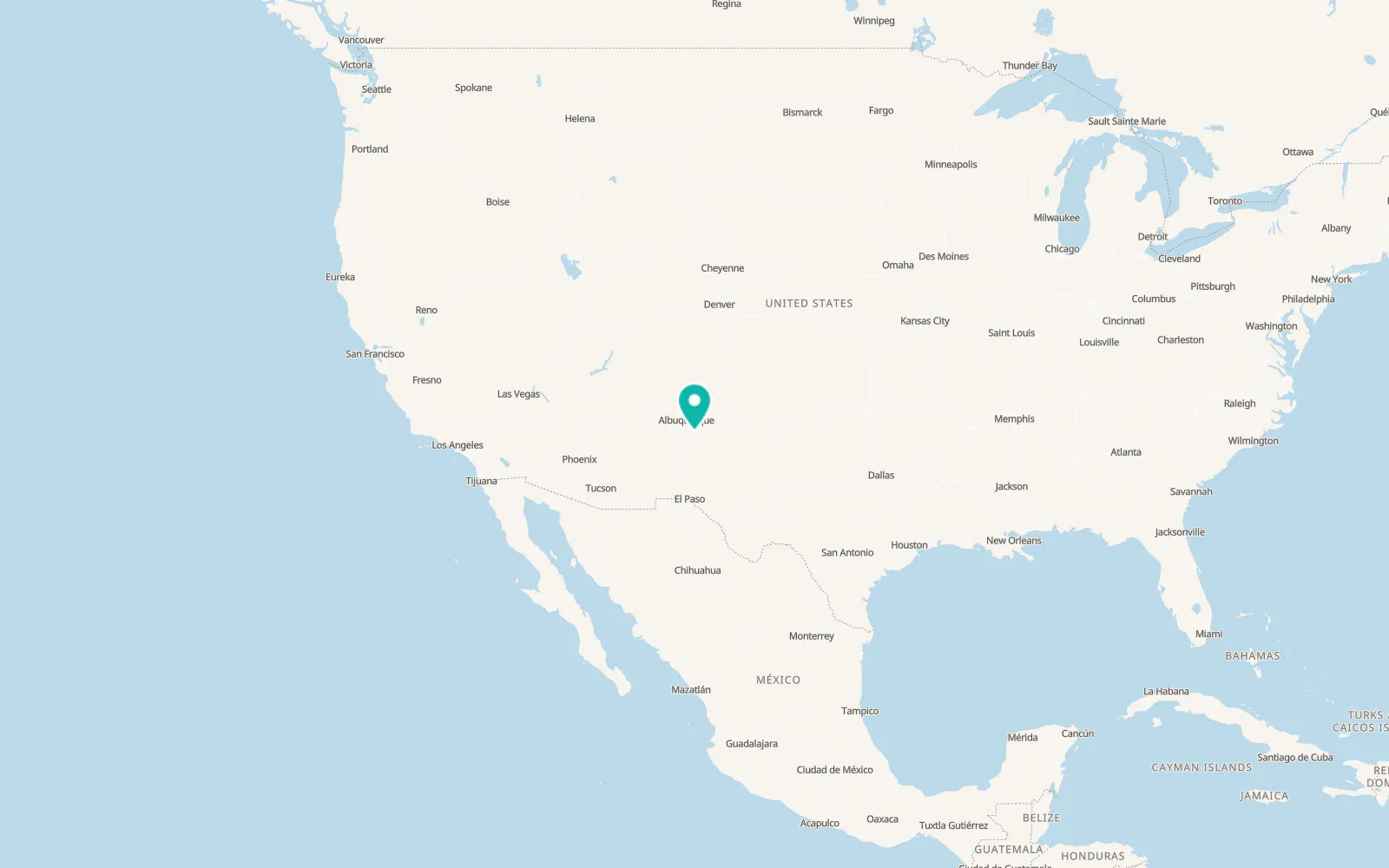 Map of Mountainair