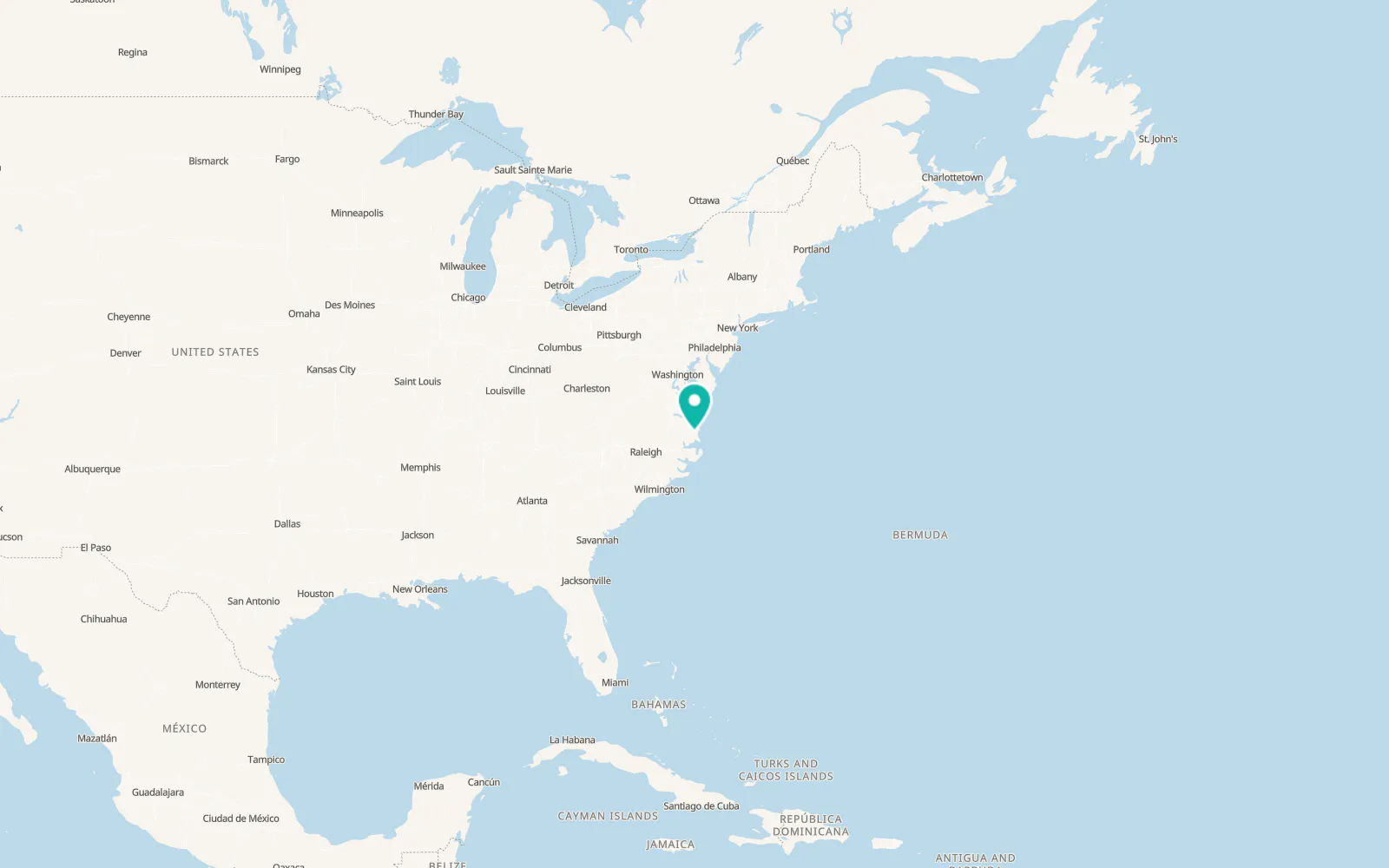 Map of Moyock