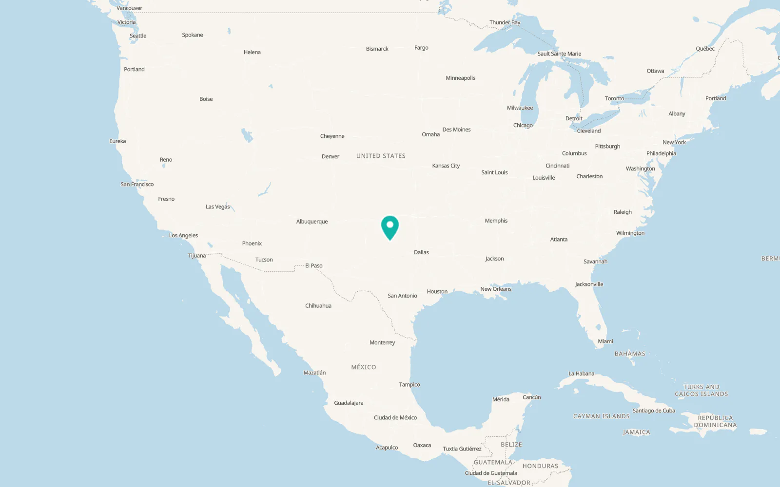 Map of Munday