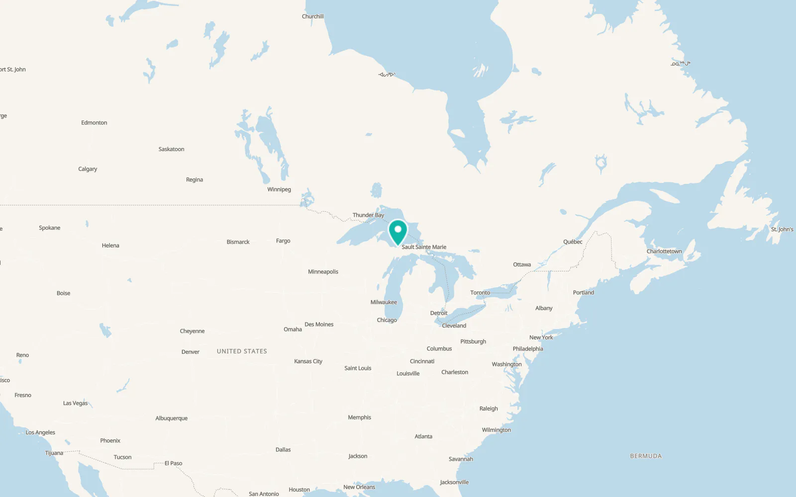 Map of Munising