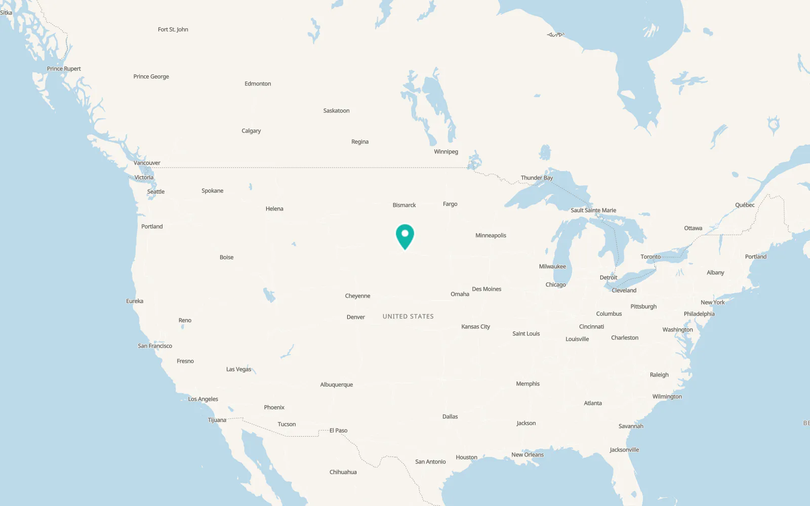 Map of Murdo
