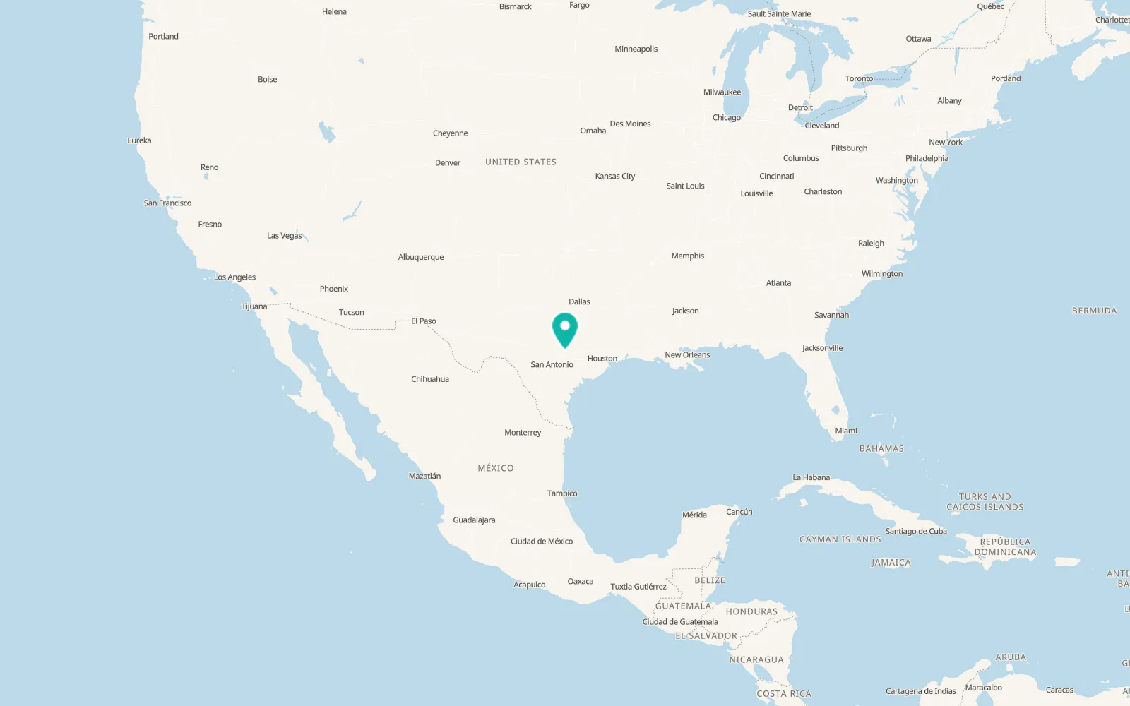 Map of Mustang Ridge
