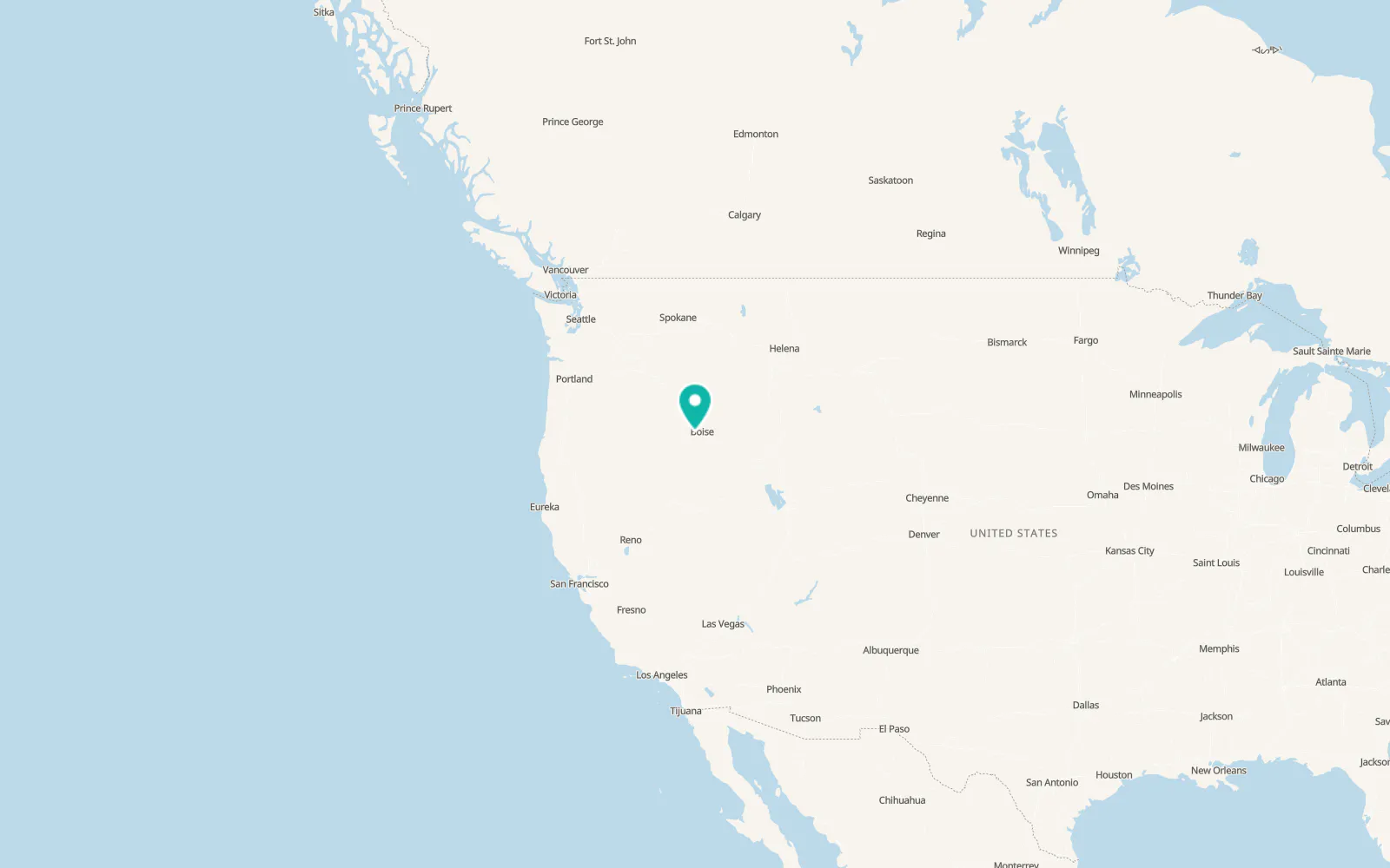 Map of Nampa