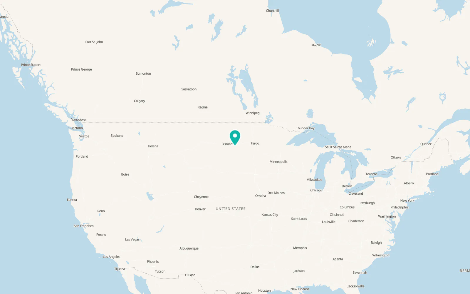Map of Napoleon
