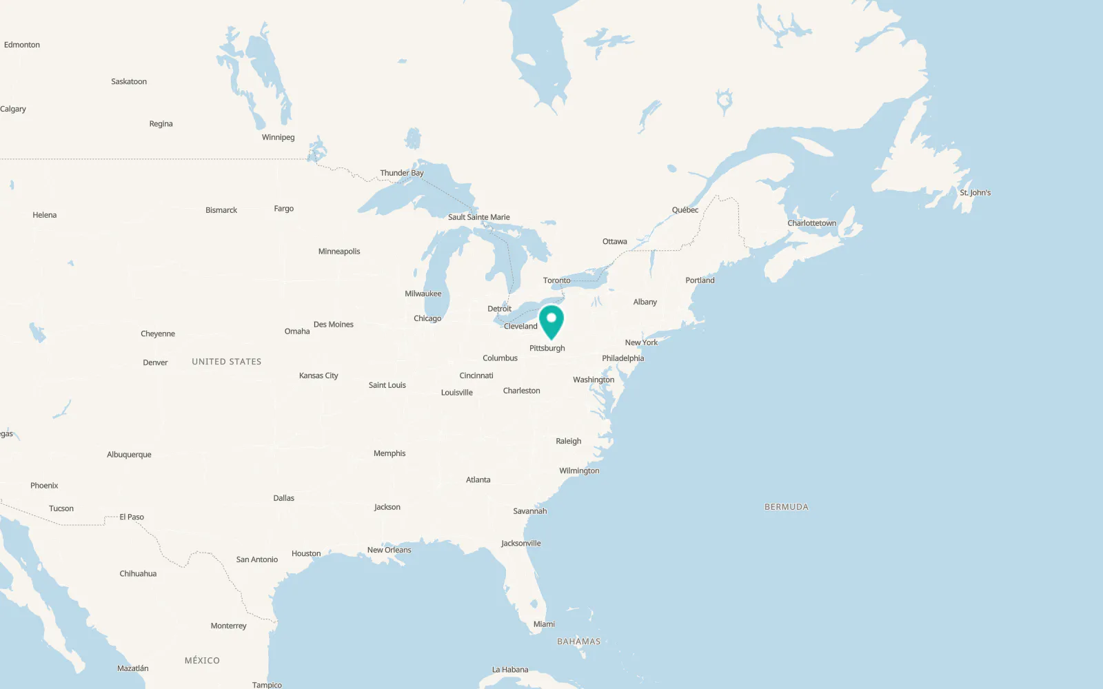 Map of Natrona Heights
