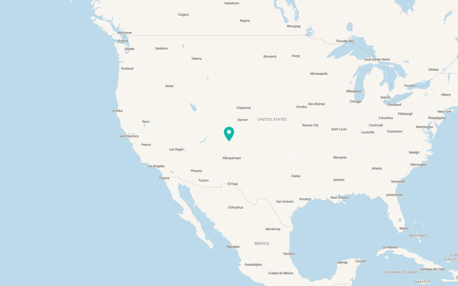 Map of Navajo