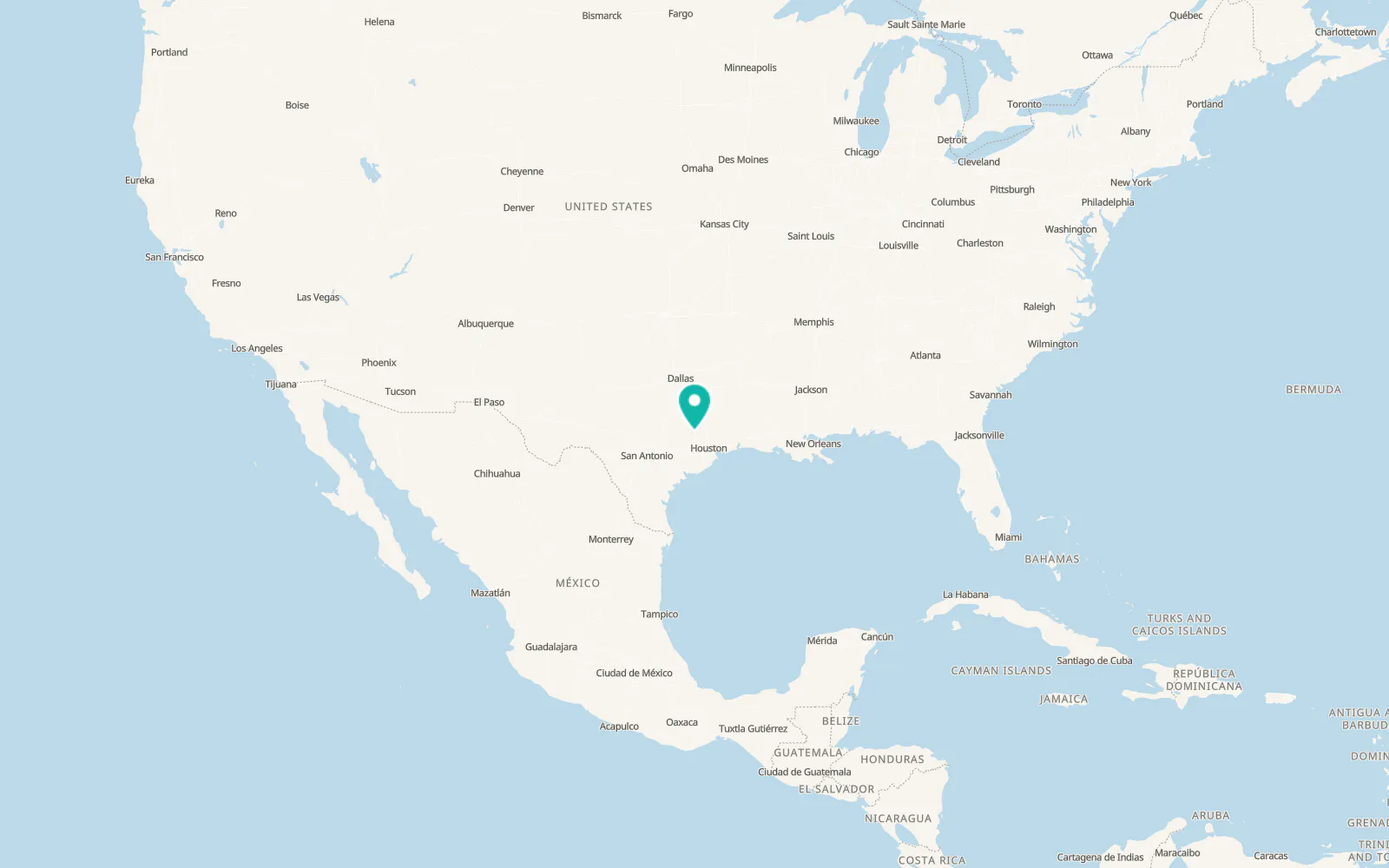 Map of Navasota