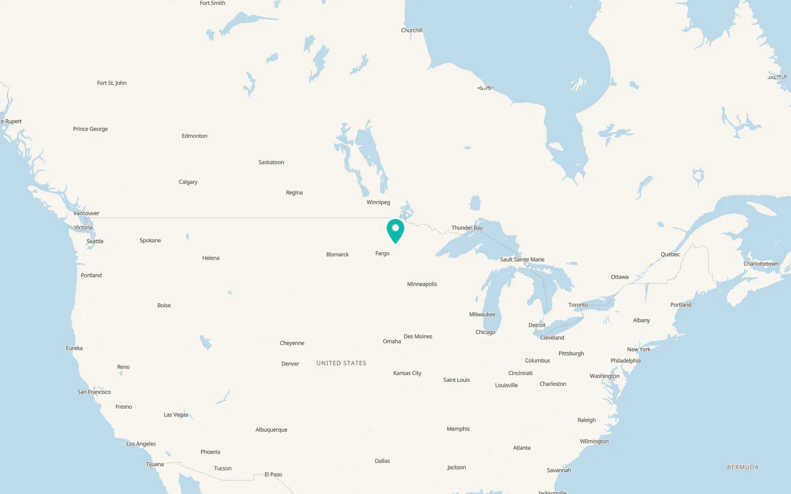 Map of Naytahwaush