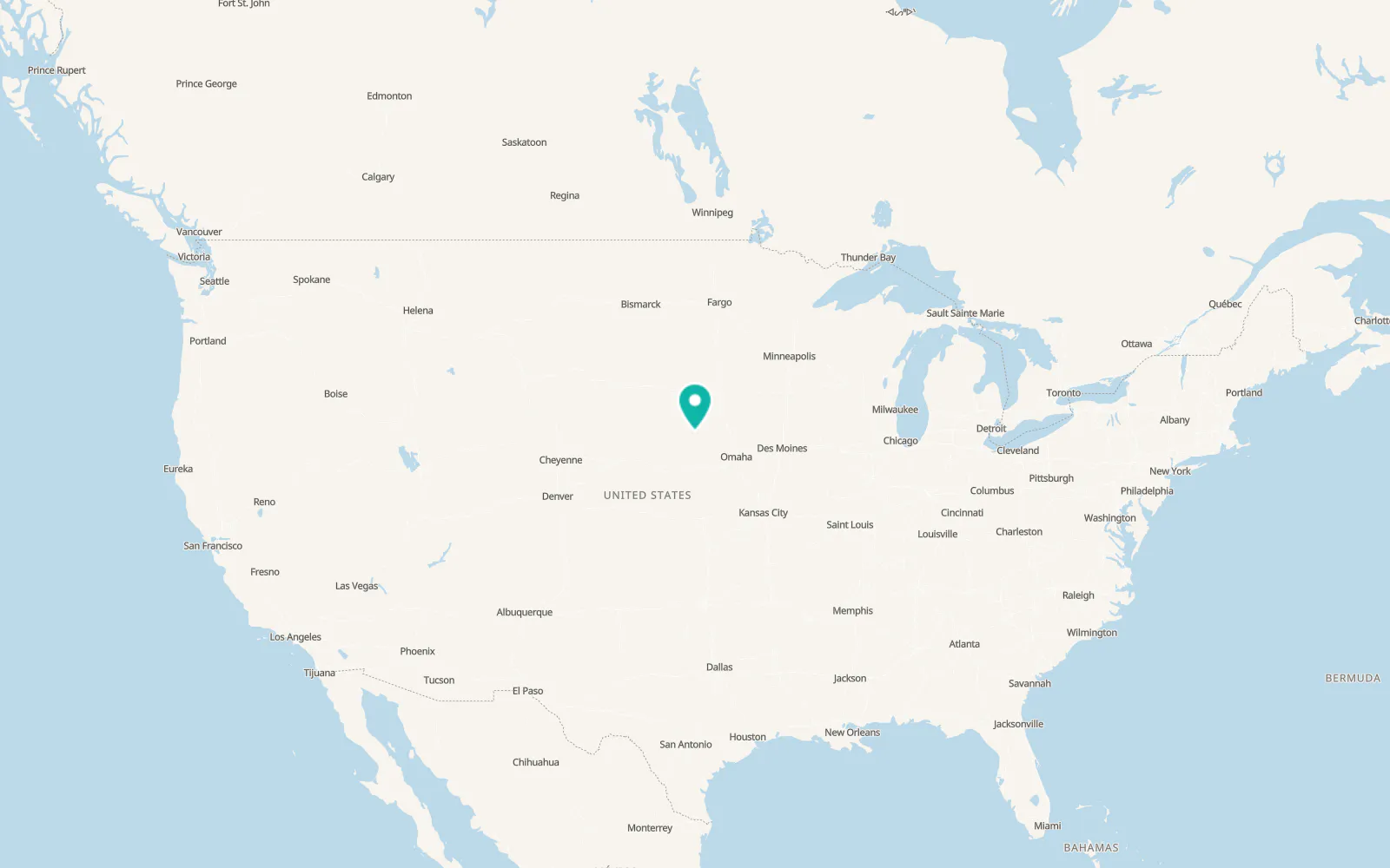 Map of Neligh