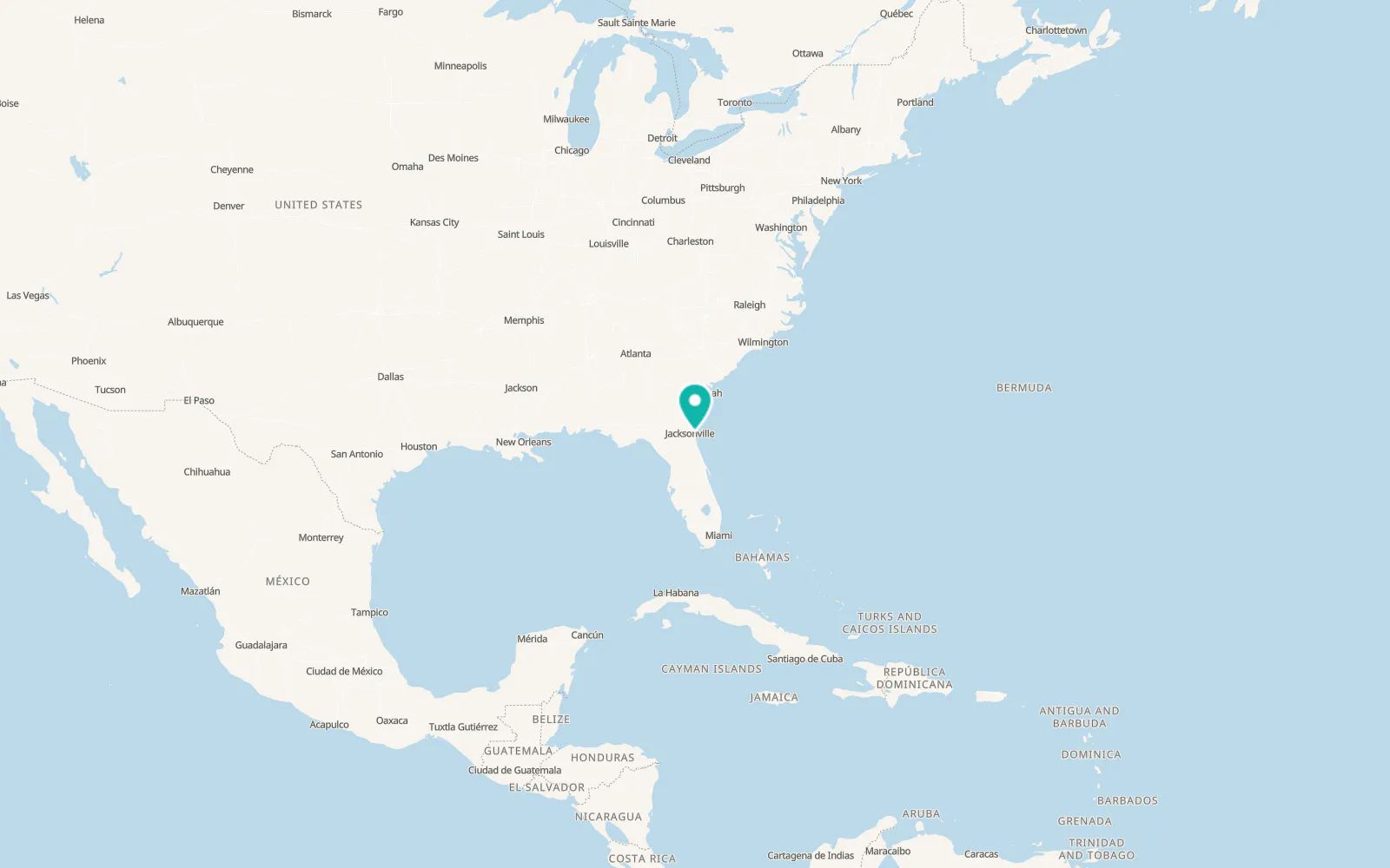 Map of Neptune Beach