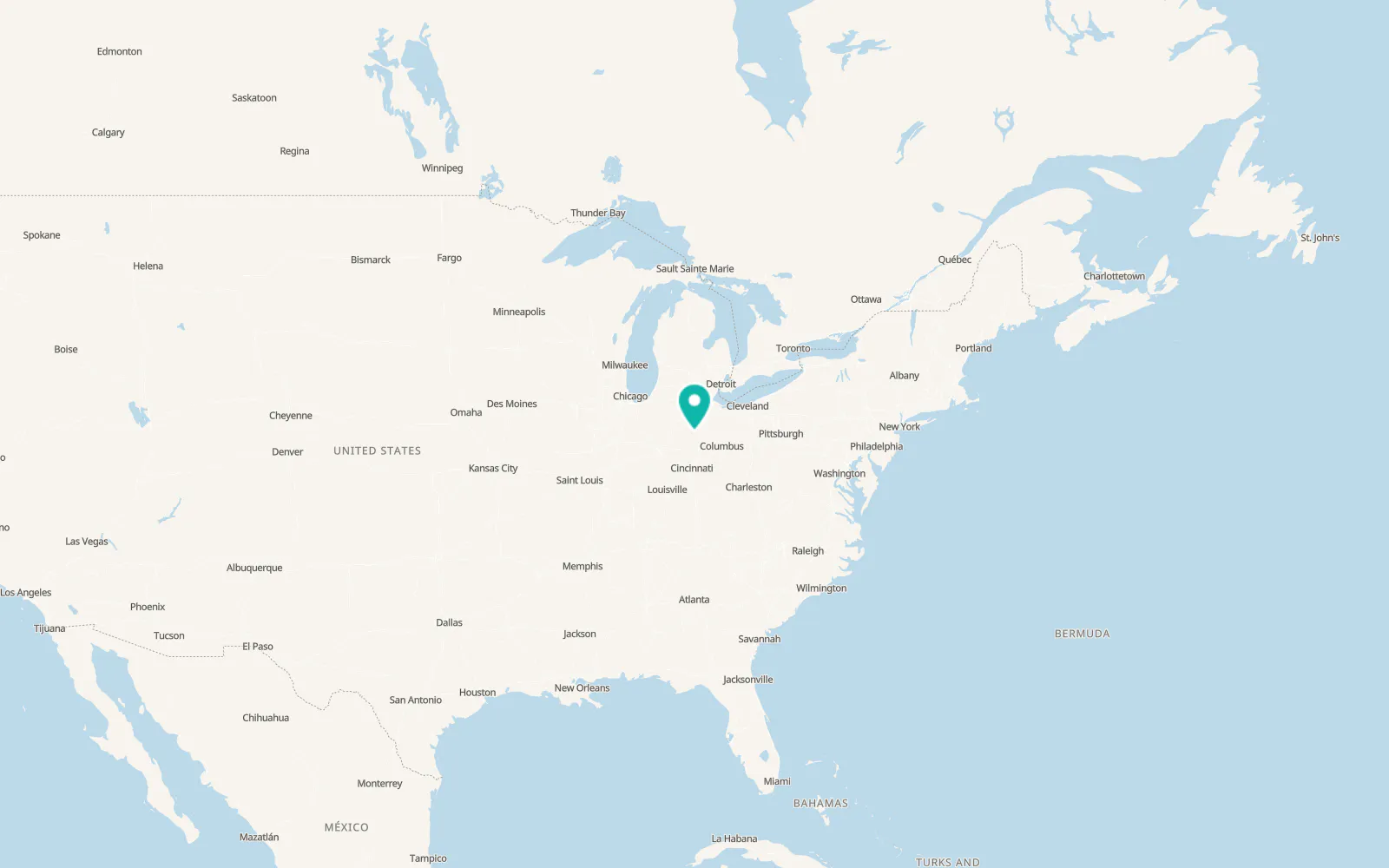 Map of New Bremen