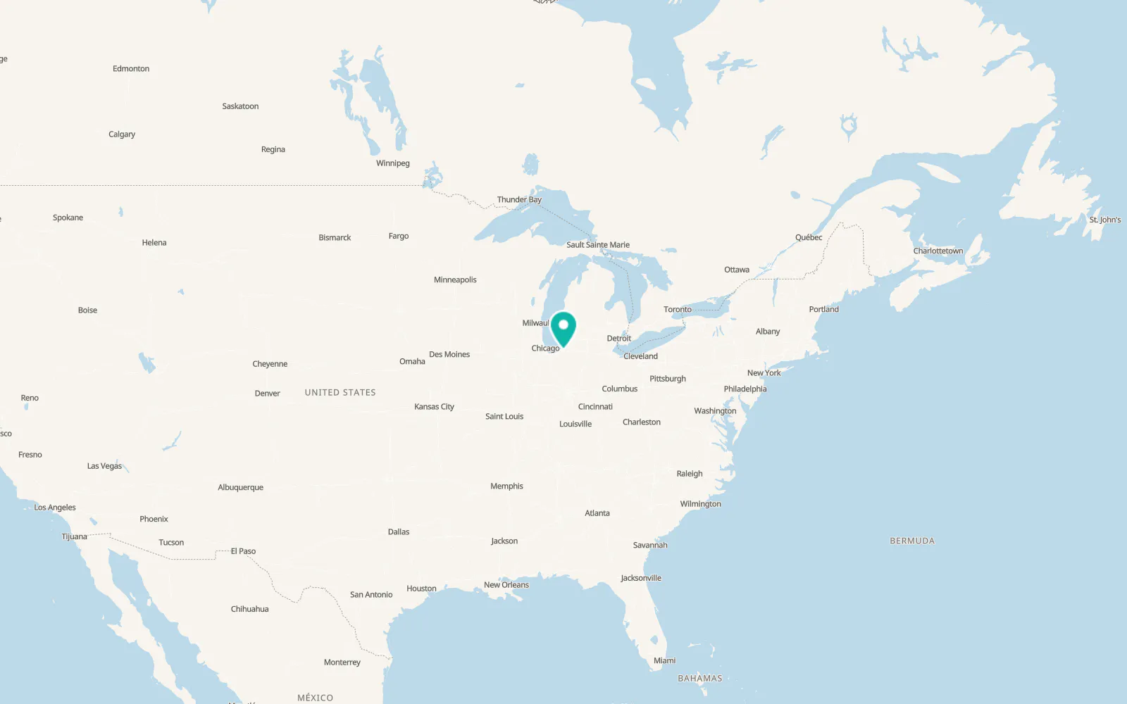 Map of New Carlisle