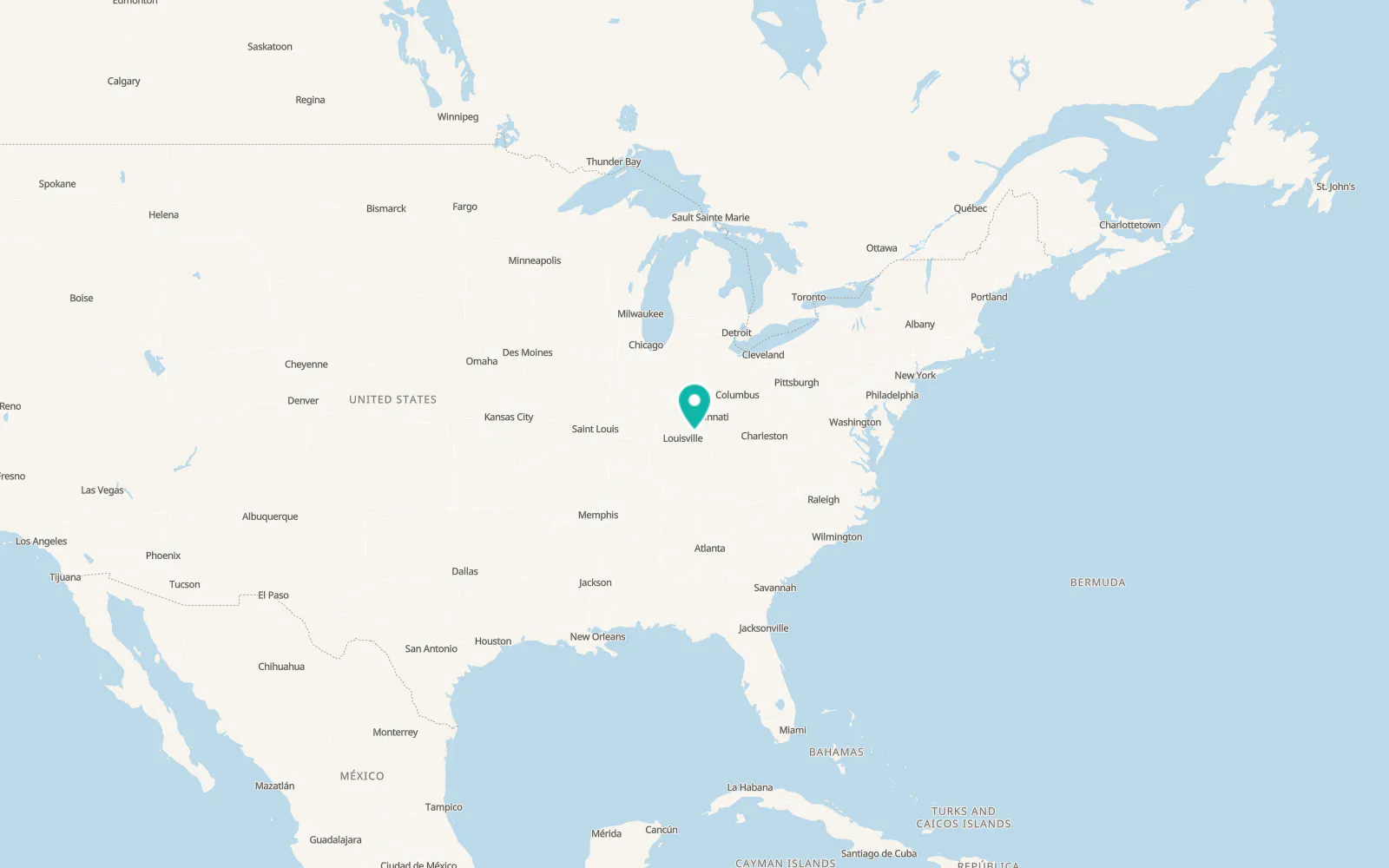 Map of New Castle