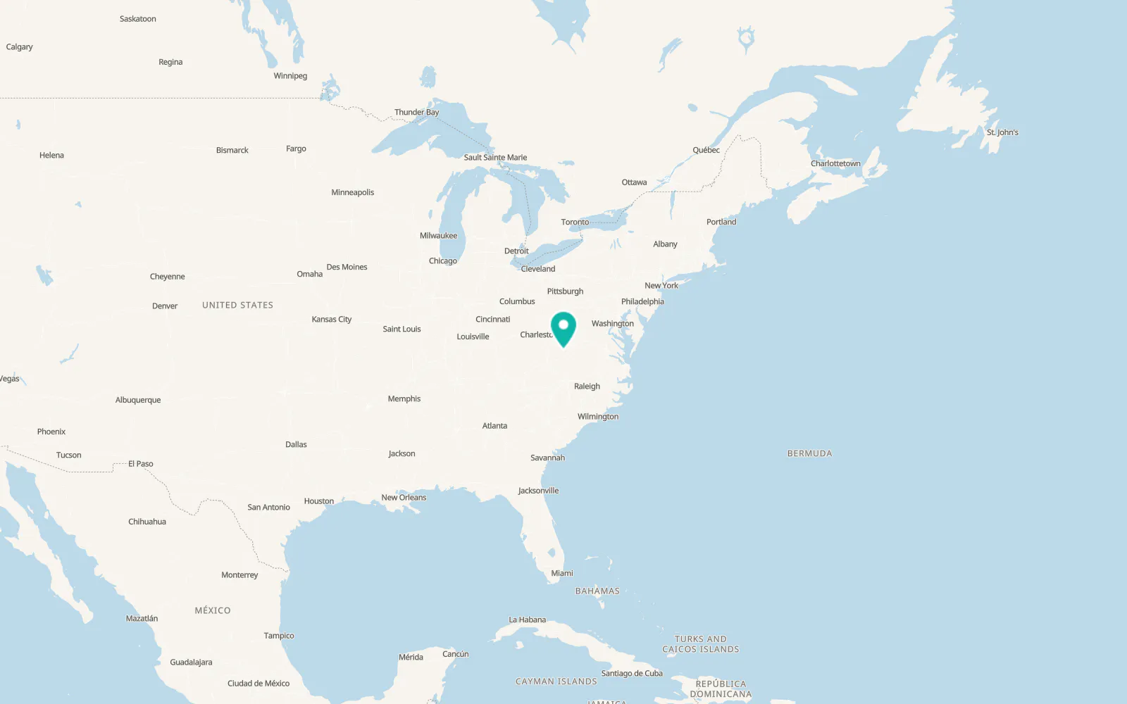 Map of New Castle