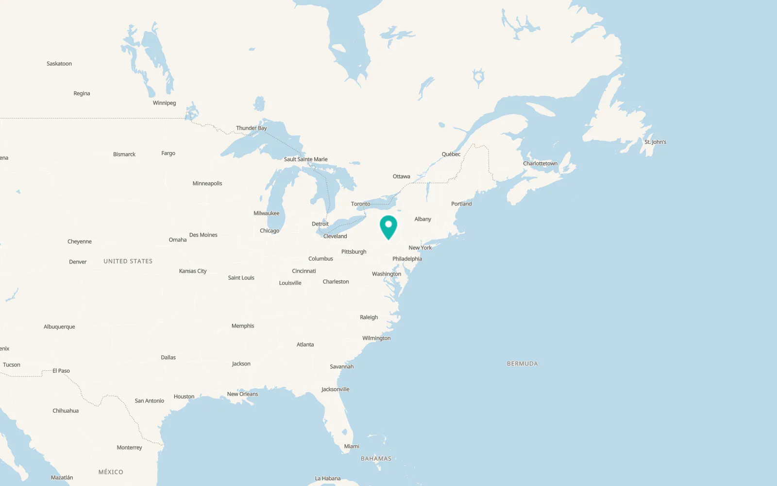Map of New Columbia