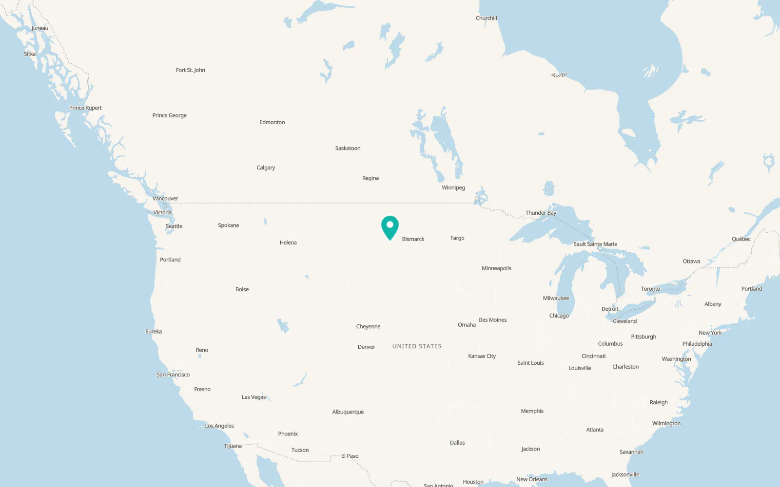 Map of New England