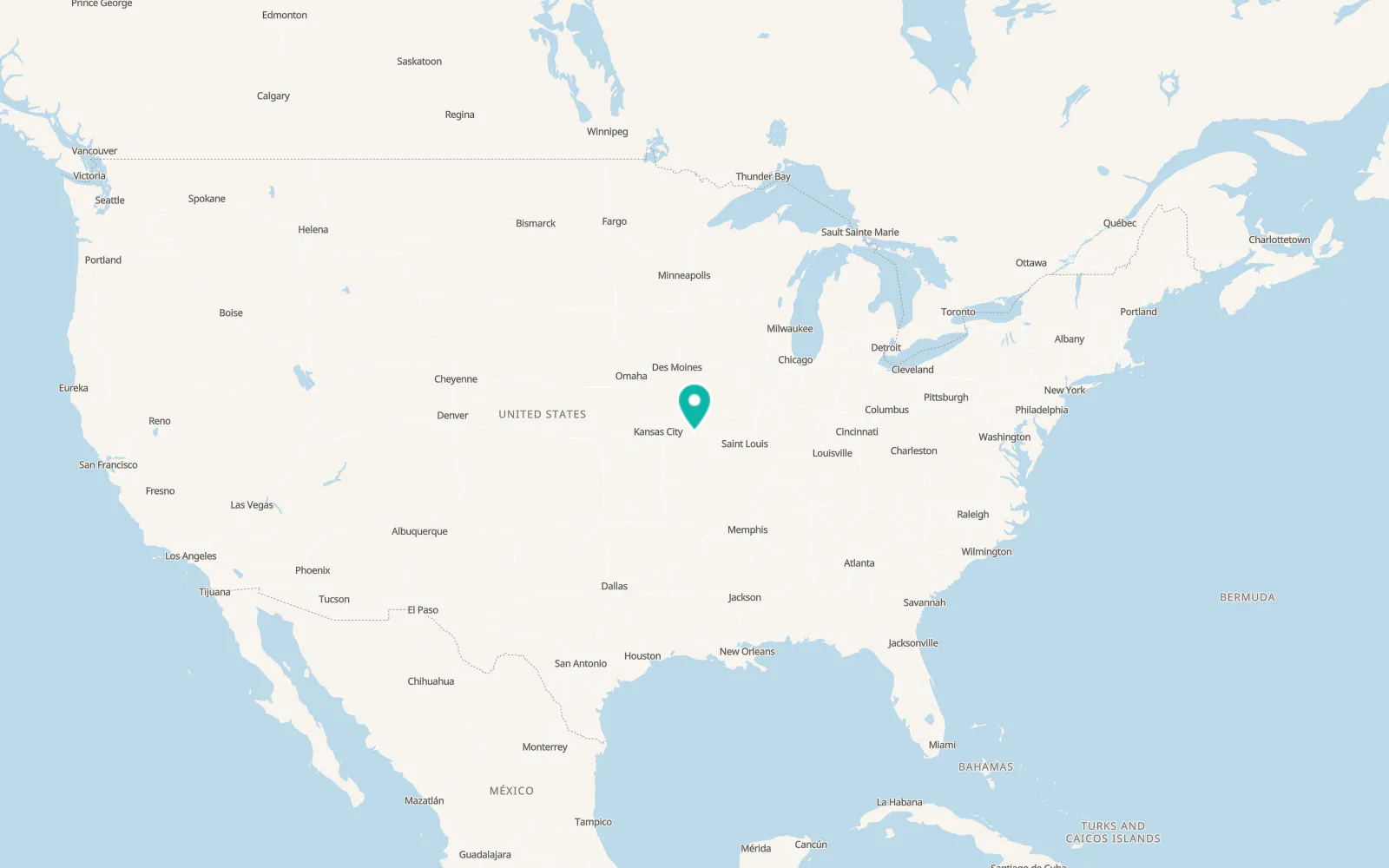 Map of New Franklin