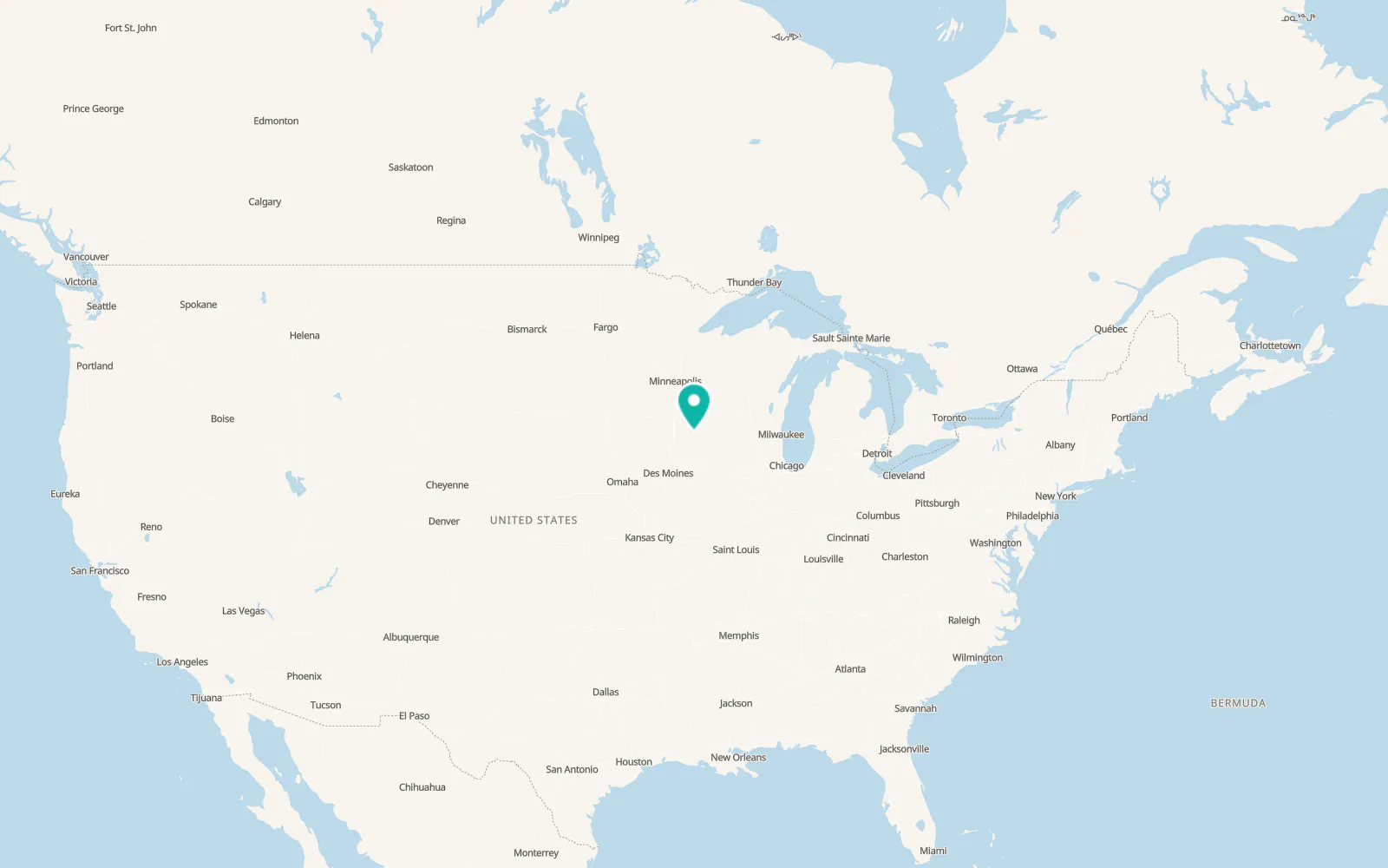 Map of New Hampton