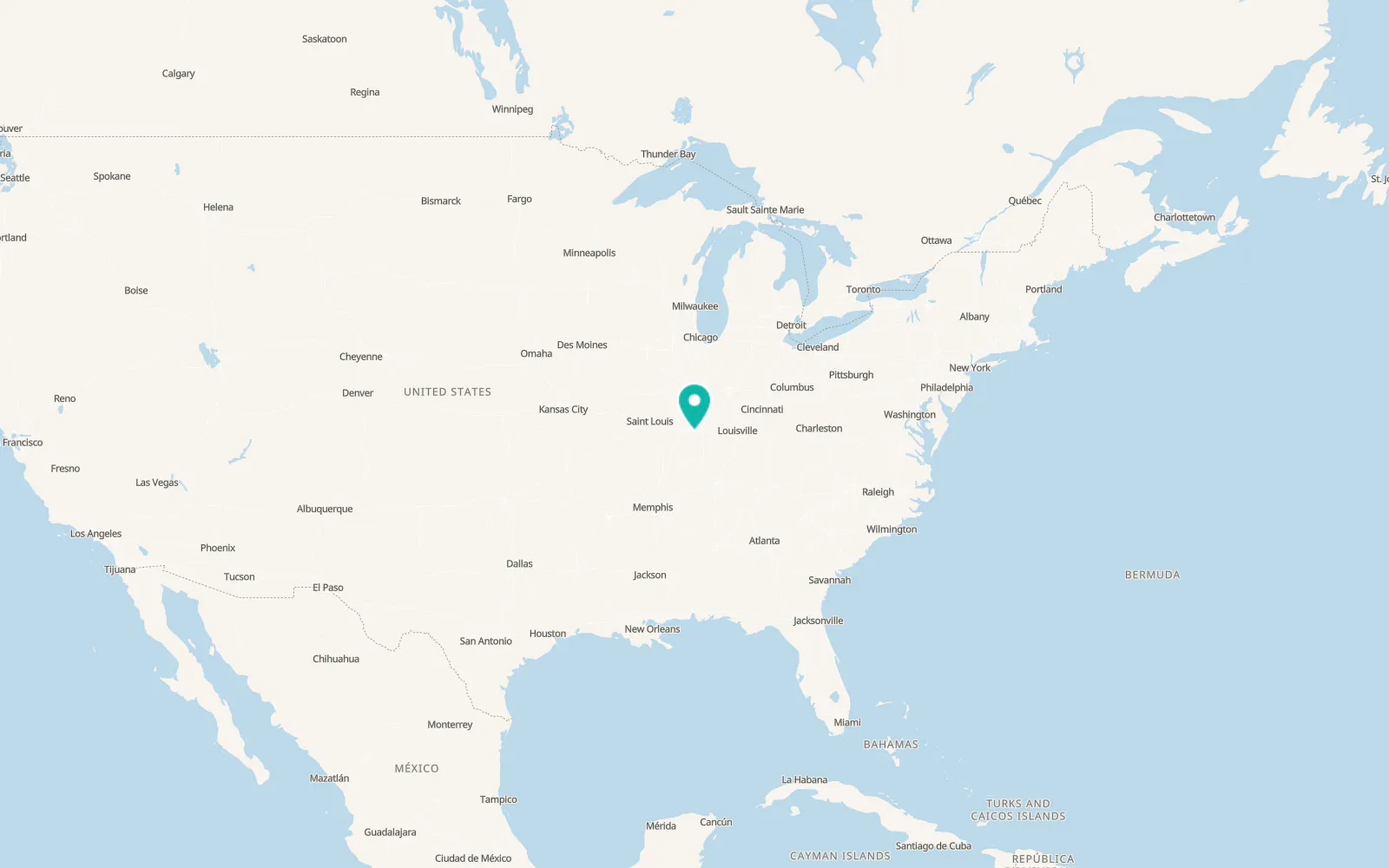 Map of New Harmony