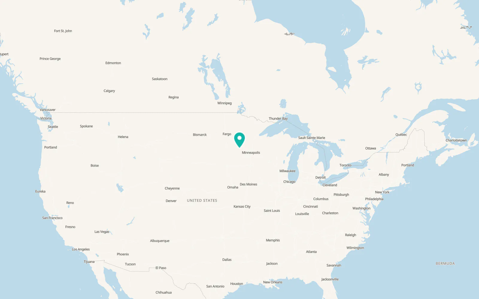 Map of New London