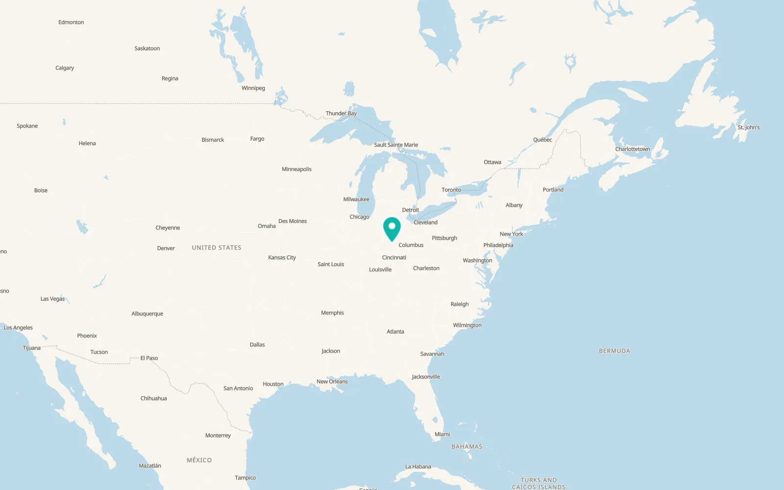 Map of New Madison