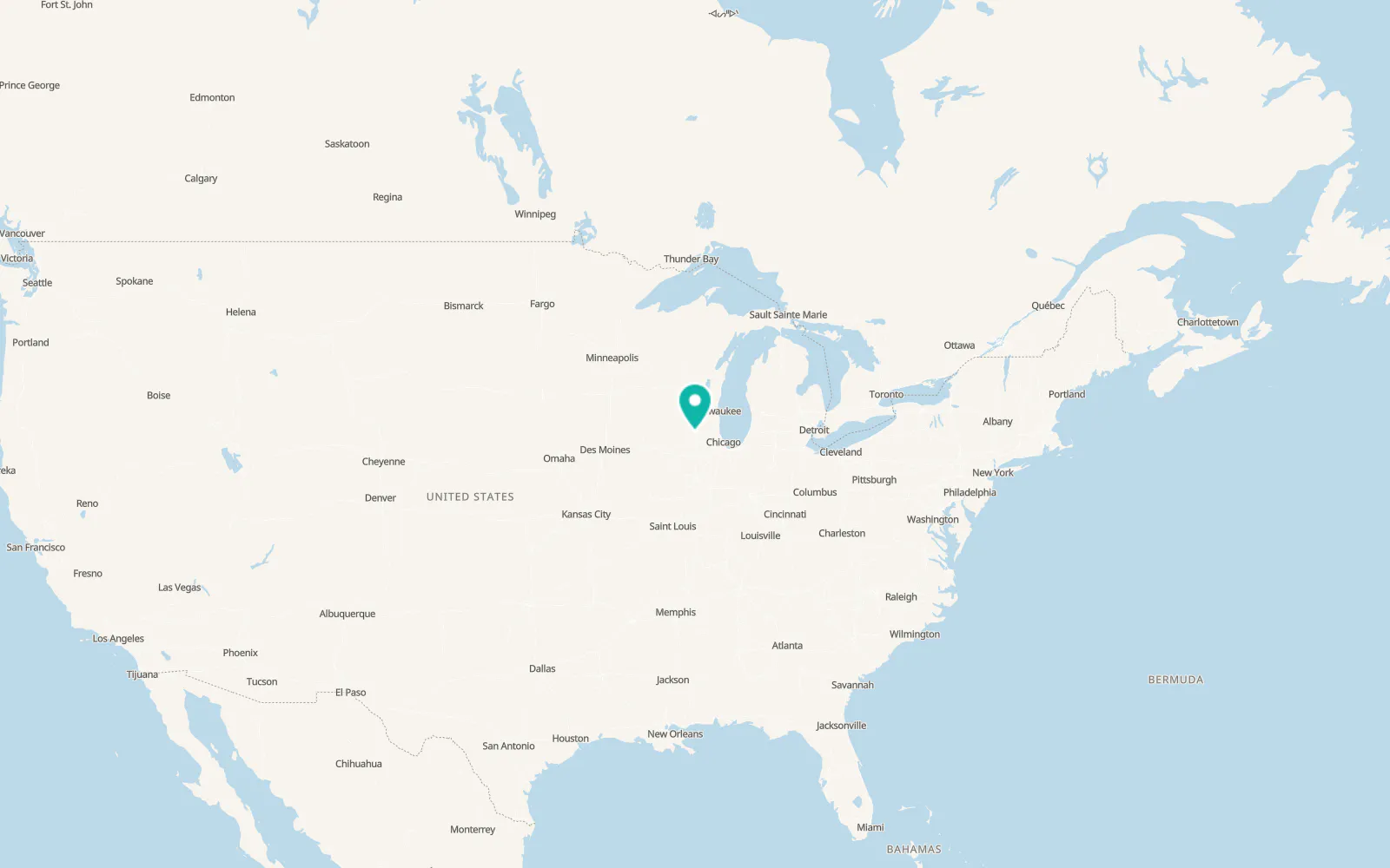 Map of New Milford
