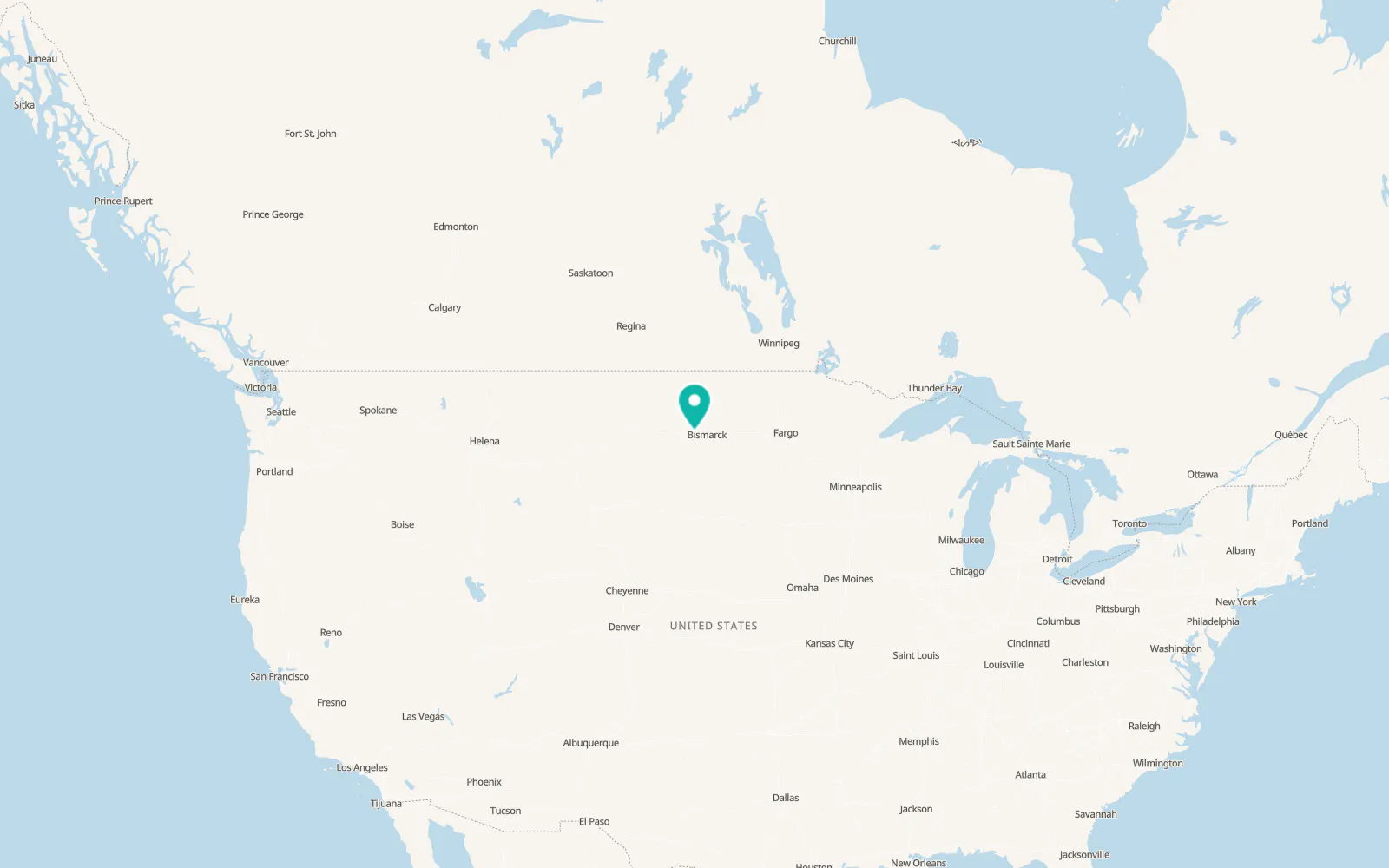 Map of New Salem