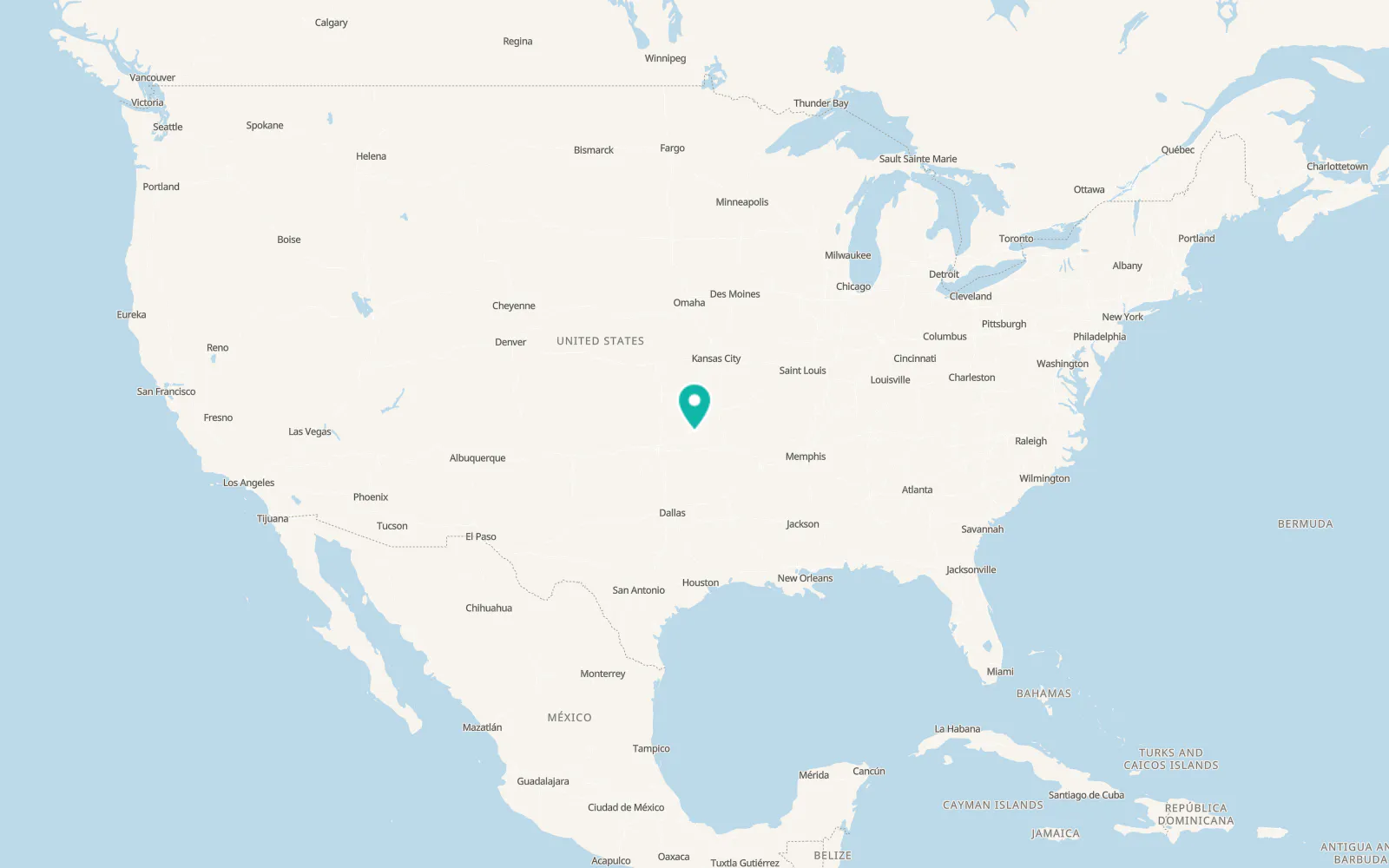 Map of New Tulsa