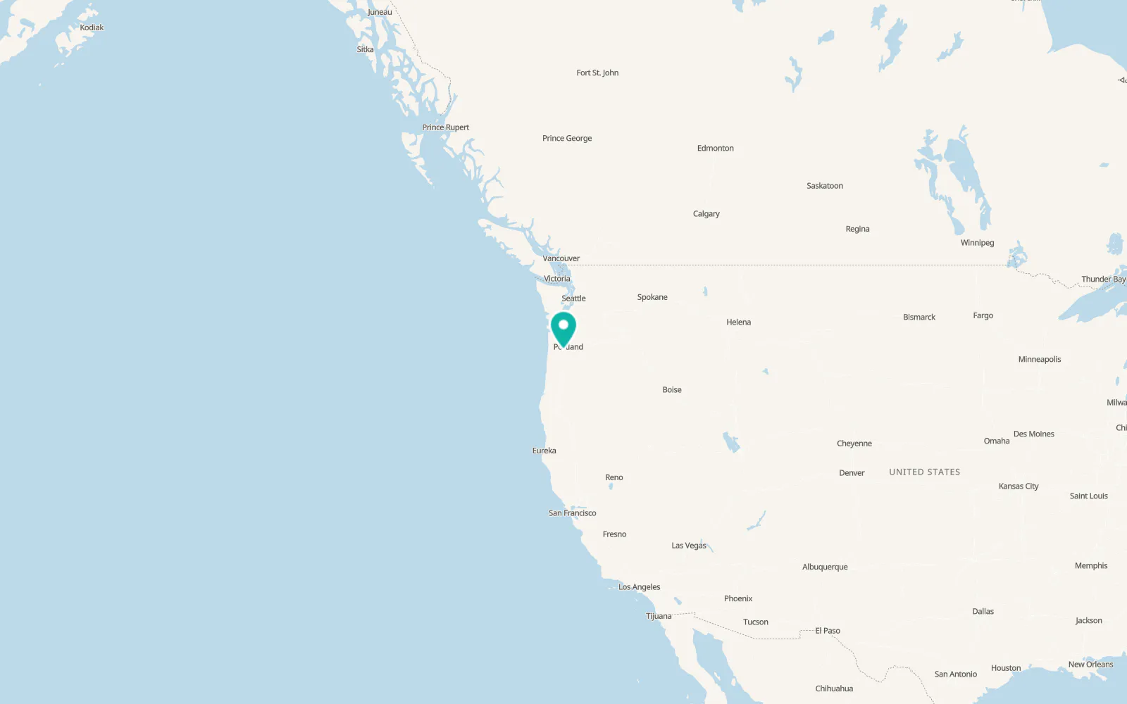 Map of Newberg