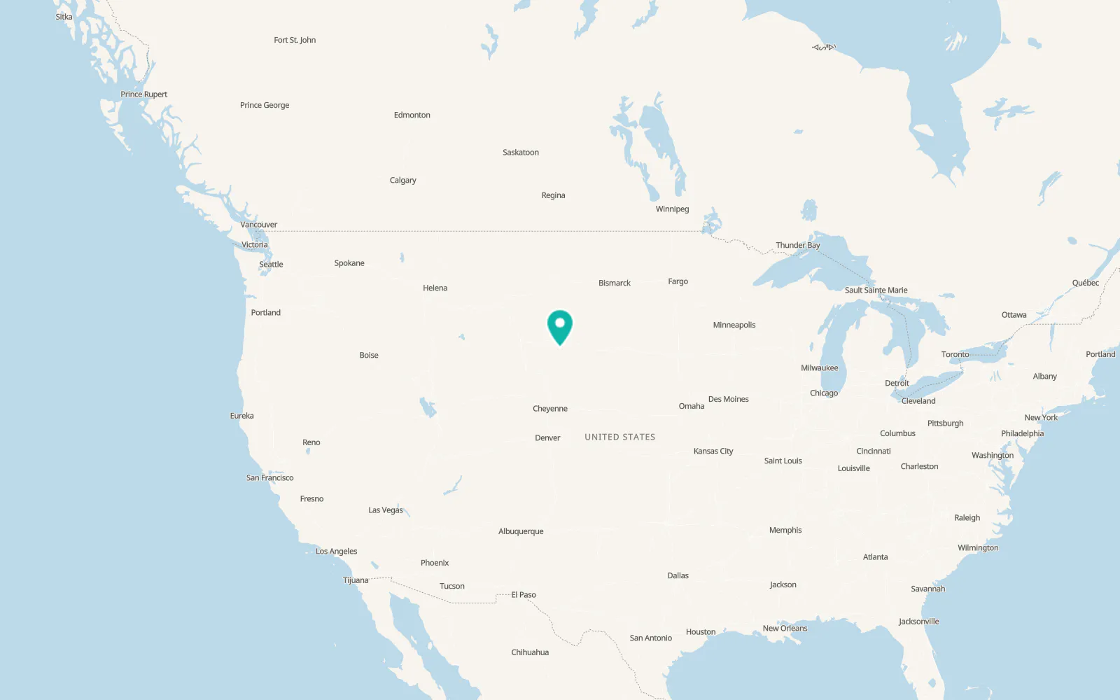 Map of Newcastle