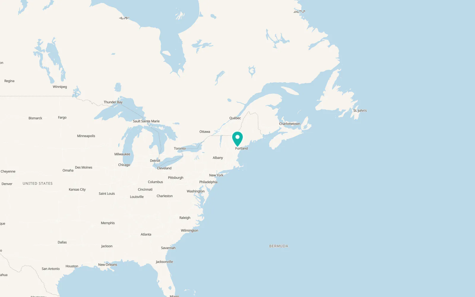 Map of Newfield