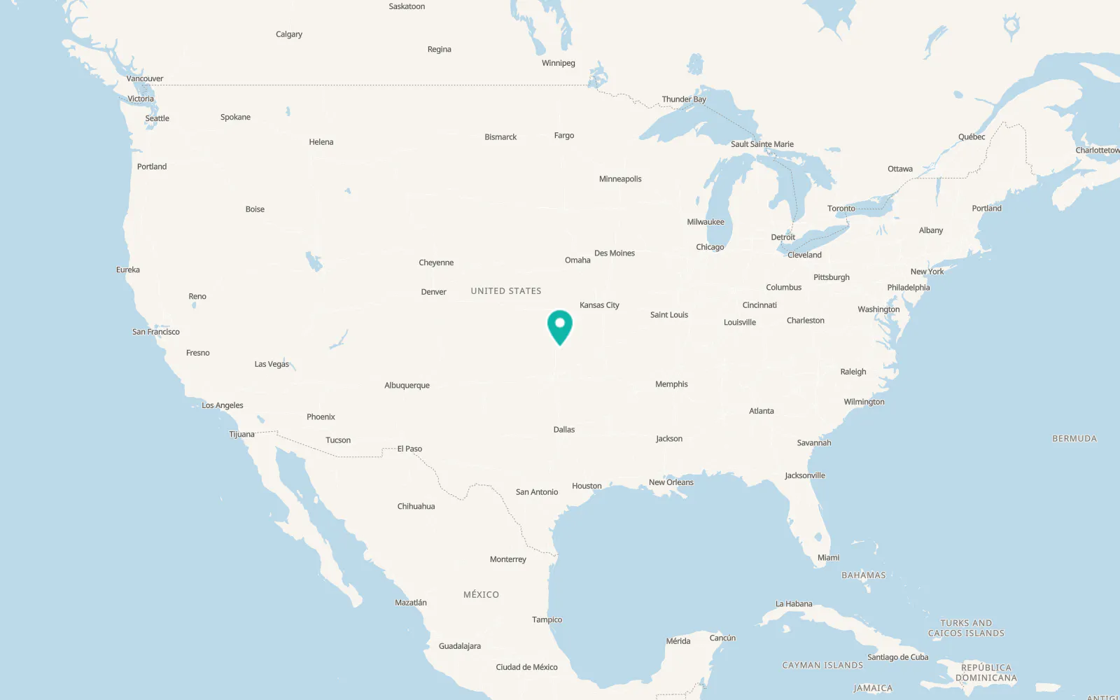 Map of Newkirk