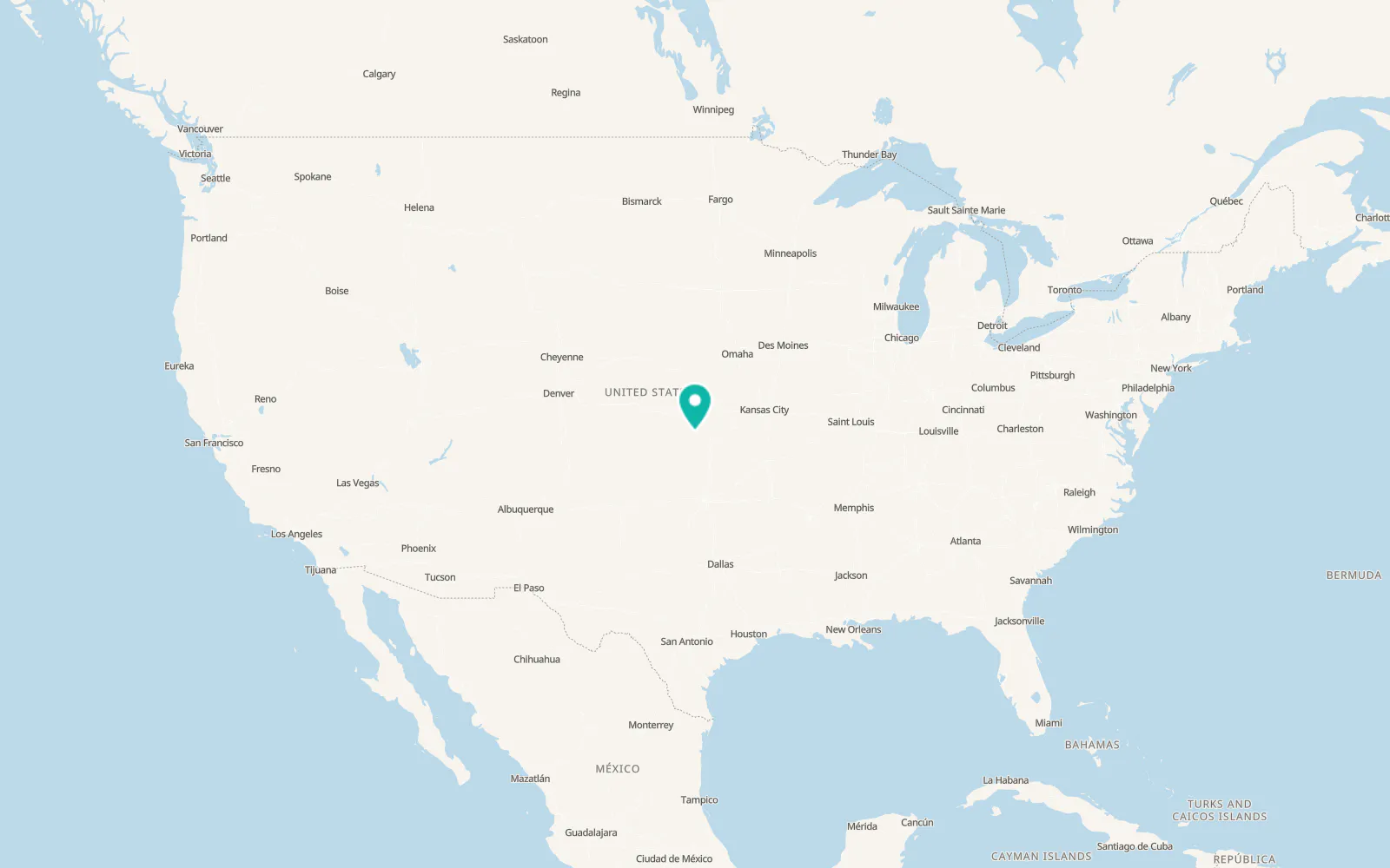 Map of Nickerson