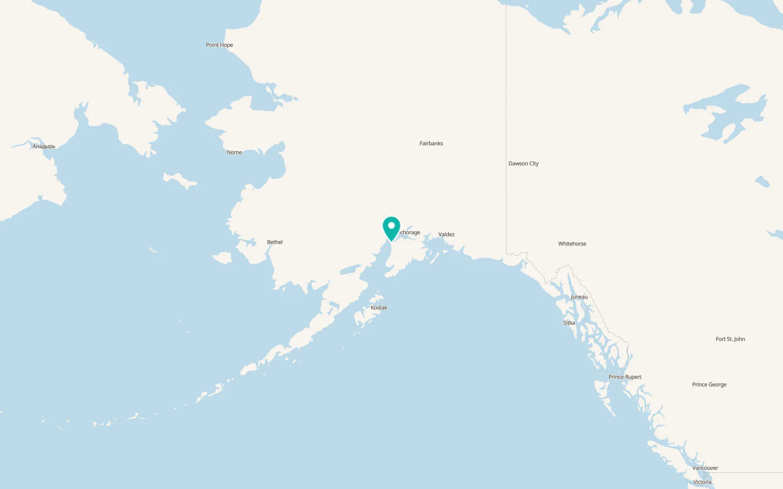 Map of Nikiski