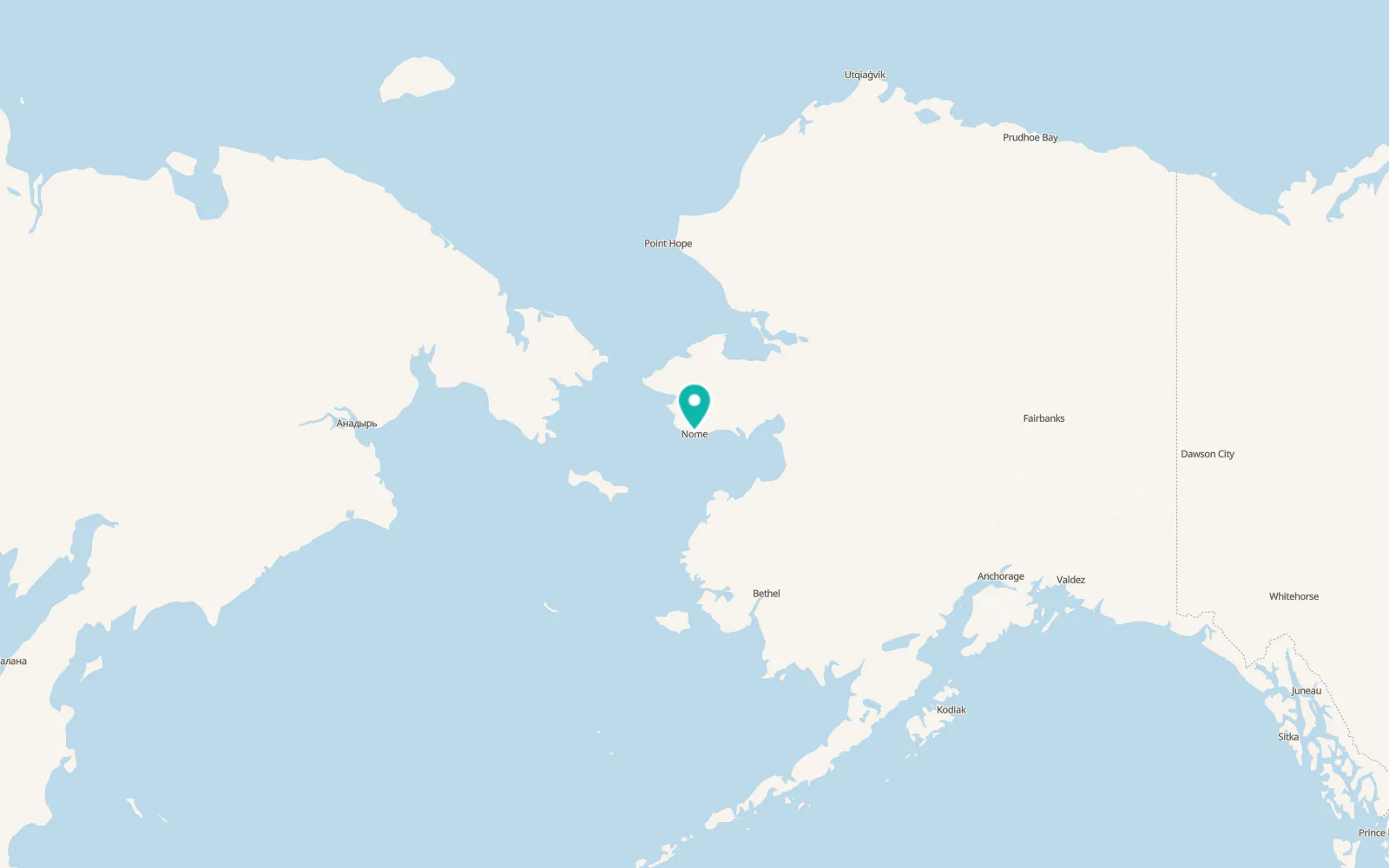 Map of Nome
