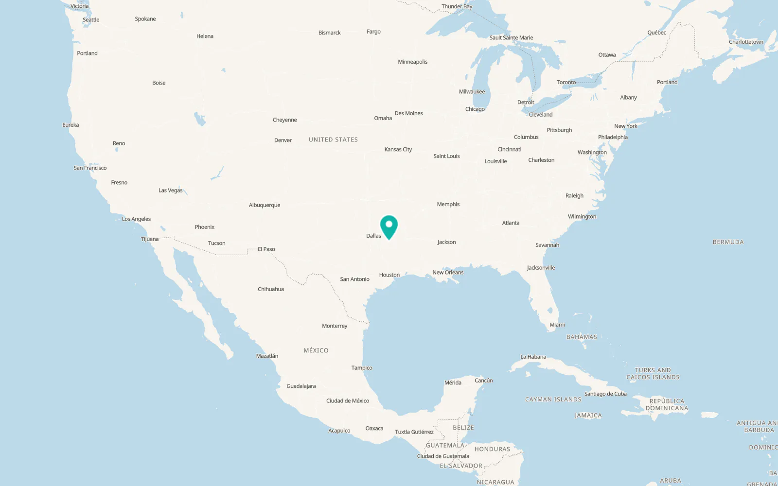 Map of Noonday