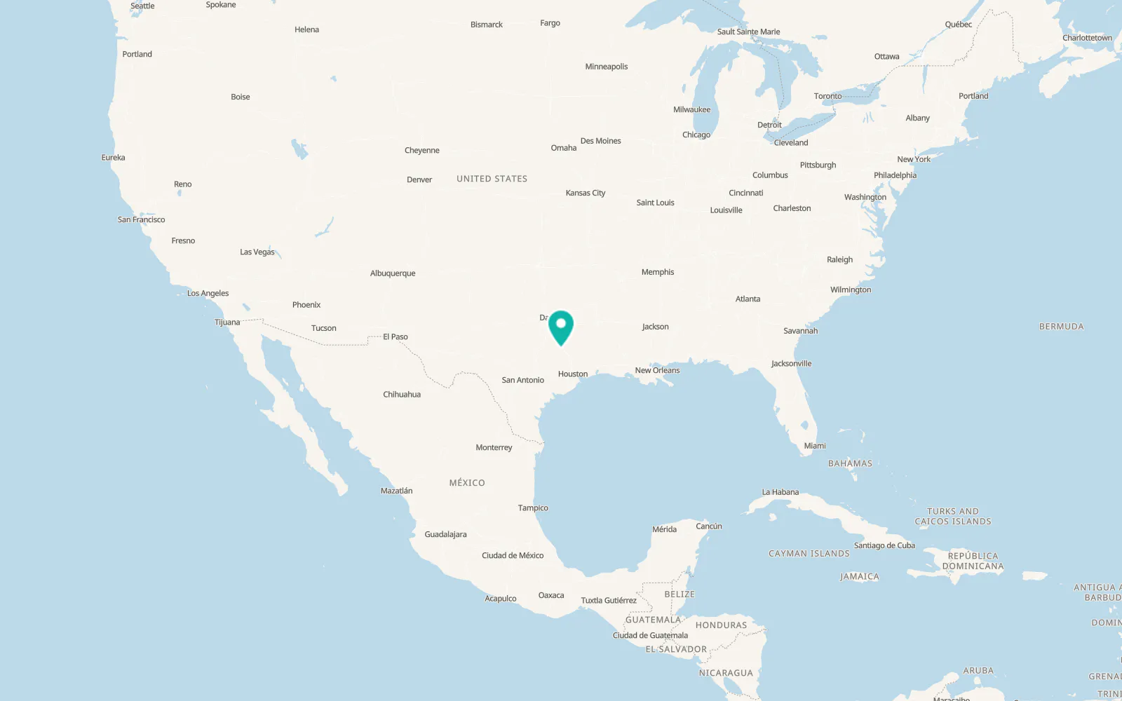 Map of Normangee